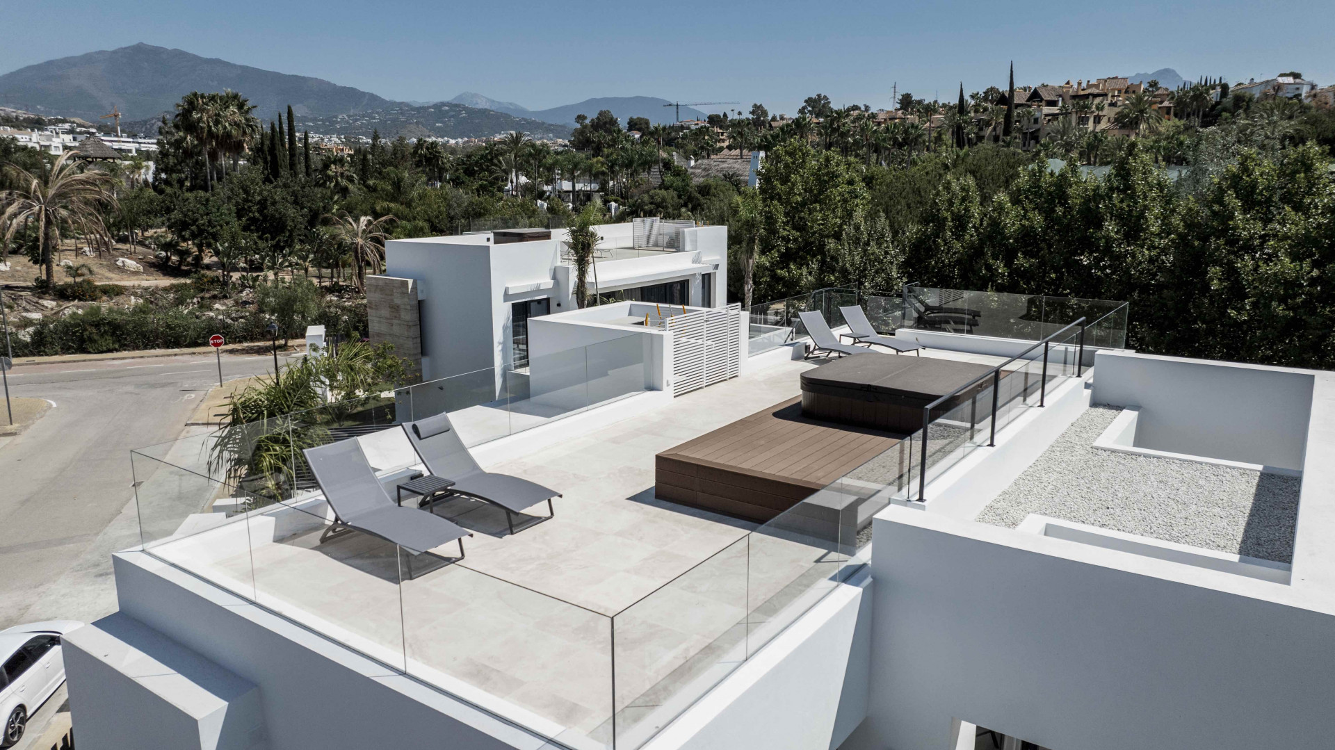 Two modern luxury villas next to El Campanario Golf in Benahavis