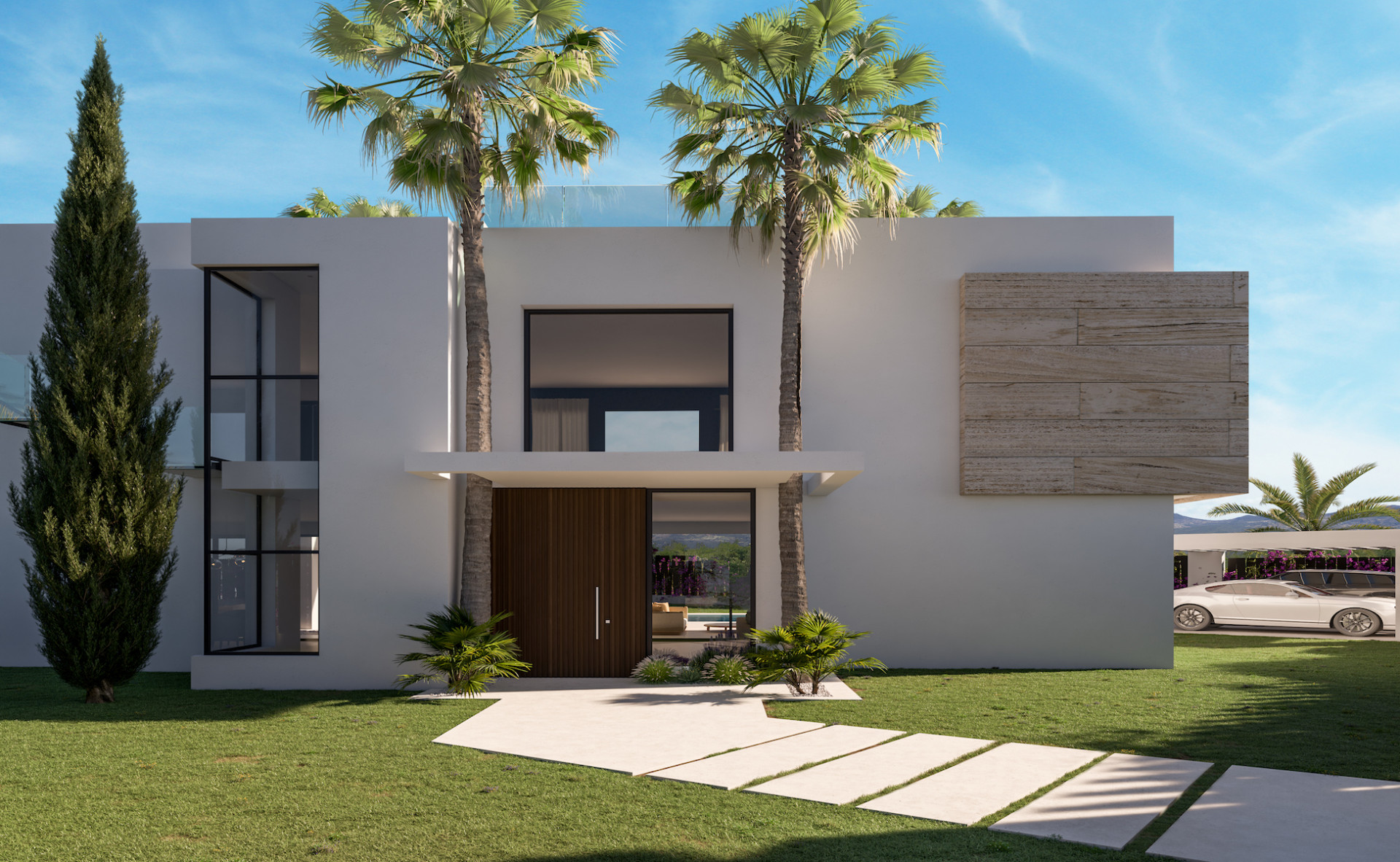 Two modern luxury villas next to El Campanario Golf in Benahavis