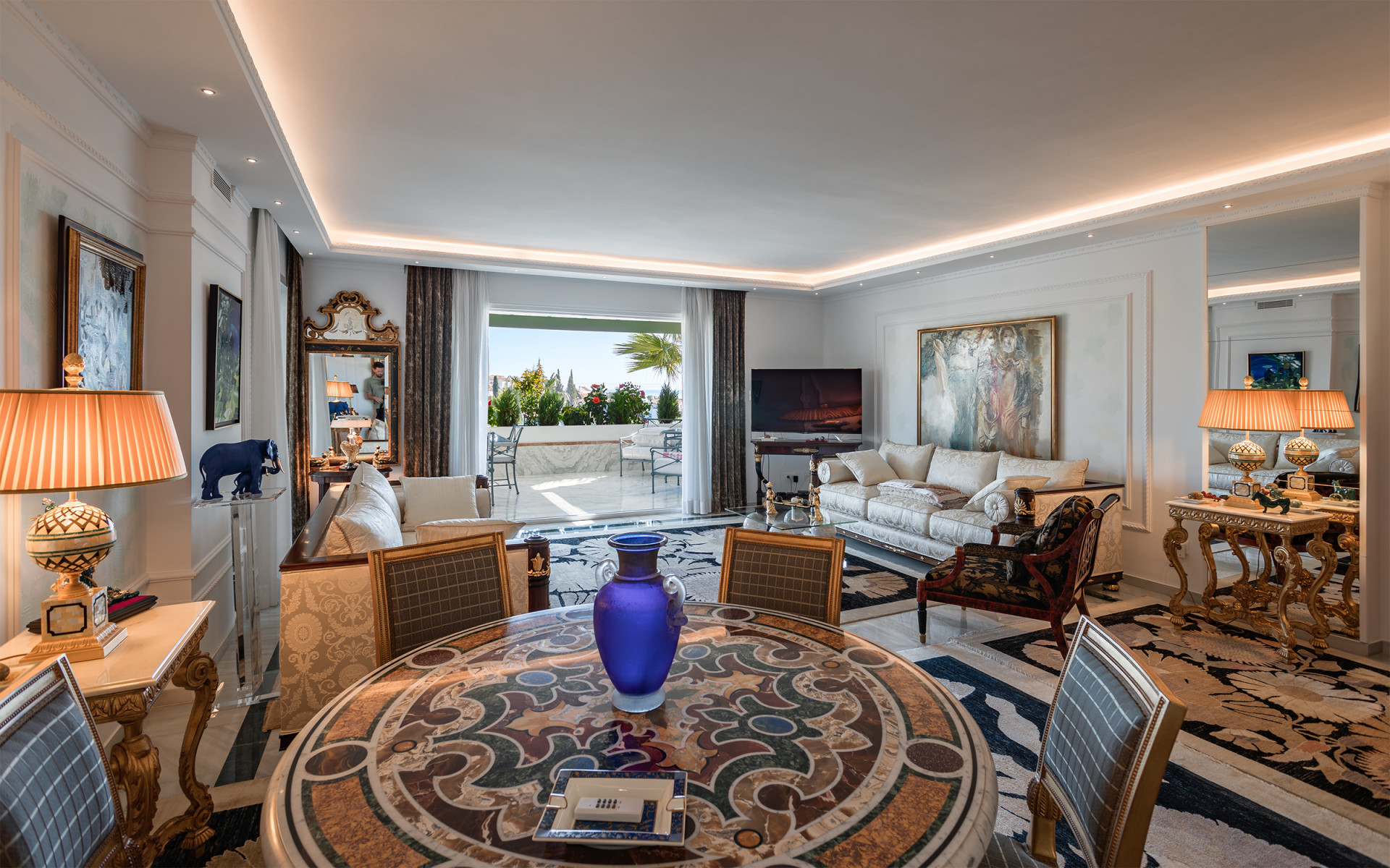 eerste verdieping appartement Monte Paraiso in Marbella Golden Mile