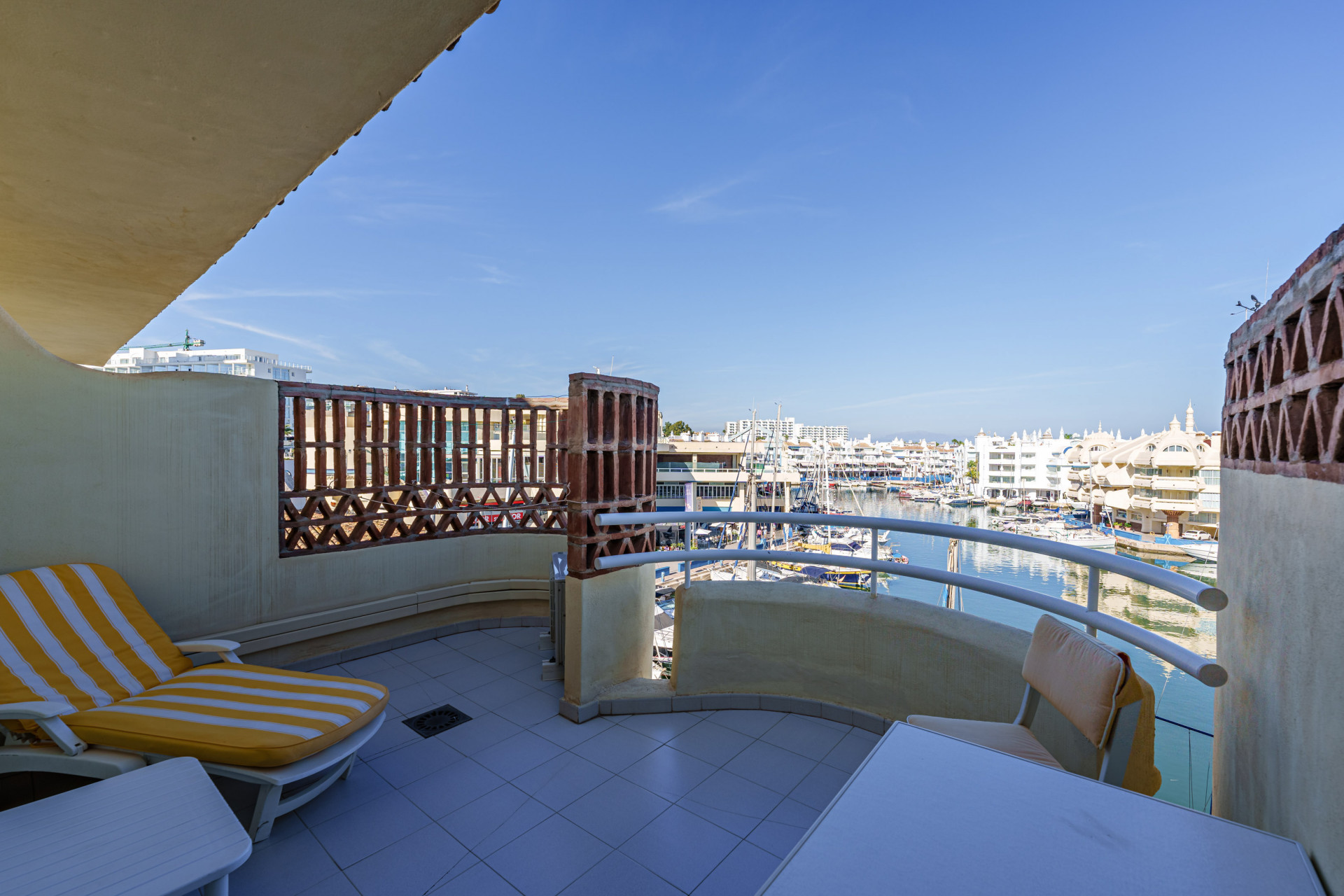 Beachside duplex penthouse with sea and marina views in Benalmadena in Benalmadena