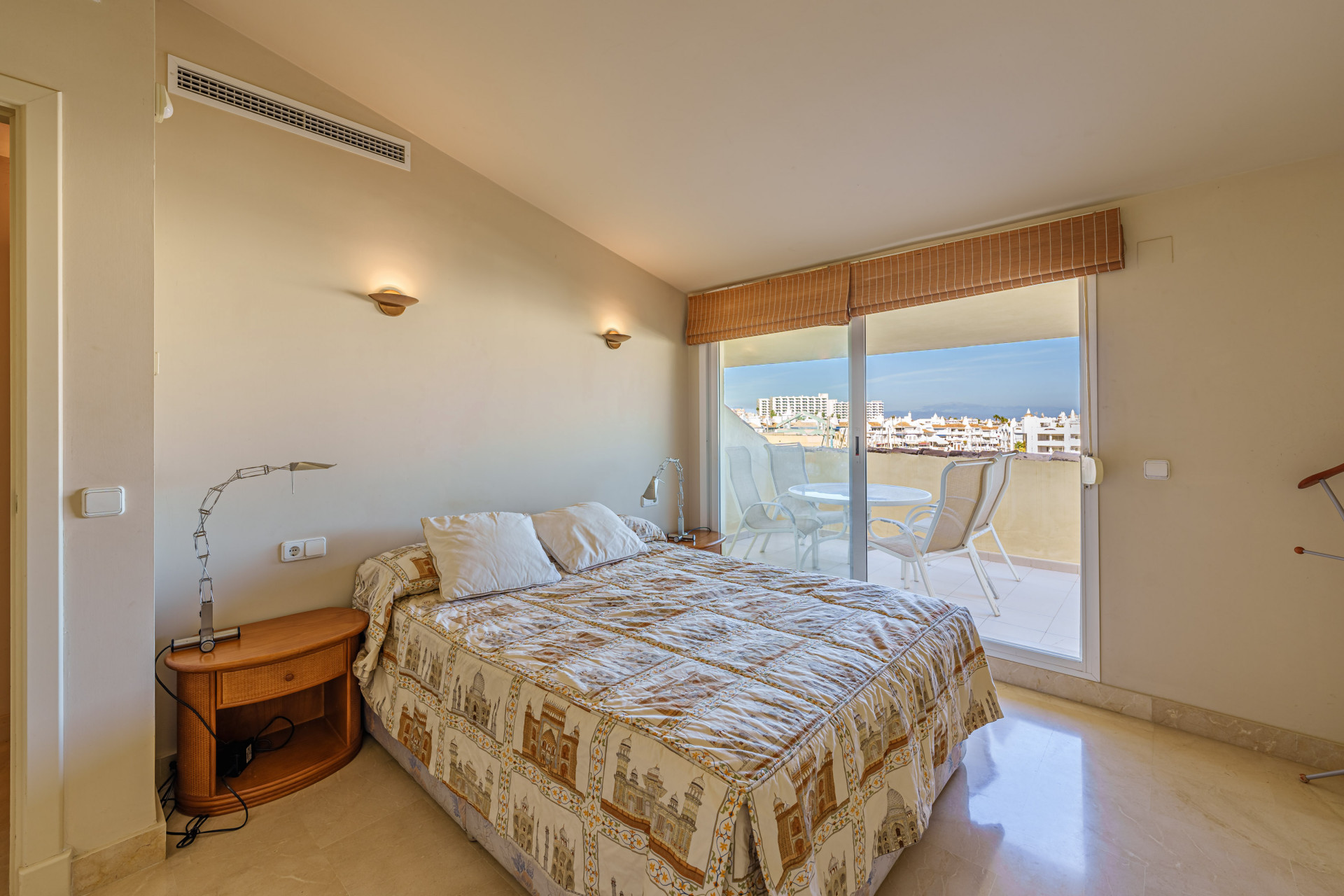 Beachside duplex penthouse with sea and marina views in Benalmadena in Benalmadena