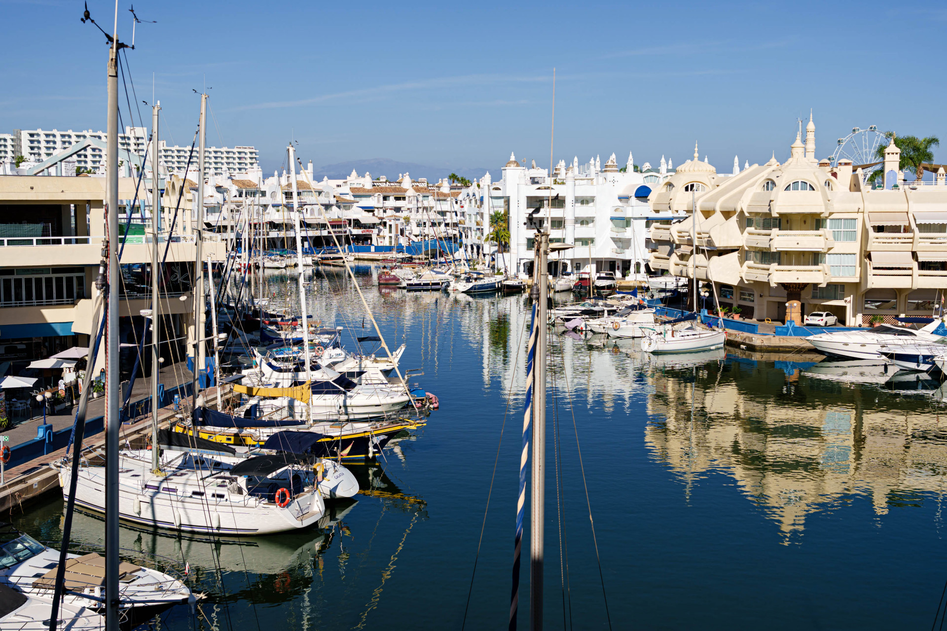 Beachside duplex penthouse with sea and marina views in Benalmadena in Benalmadena