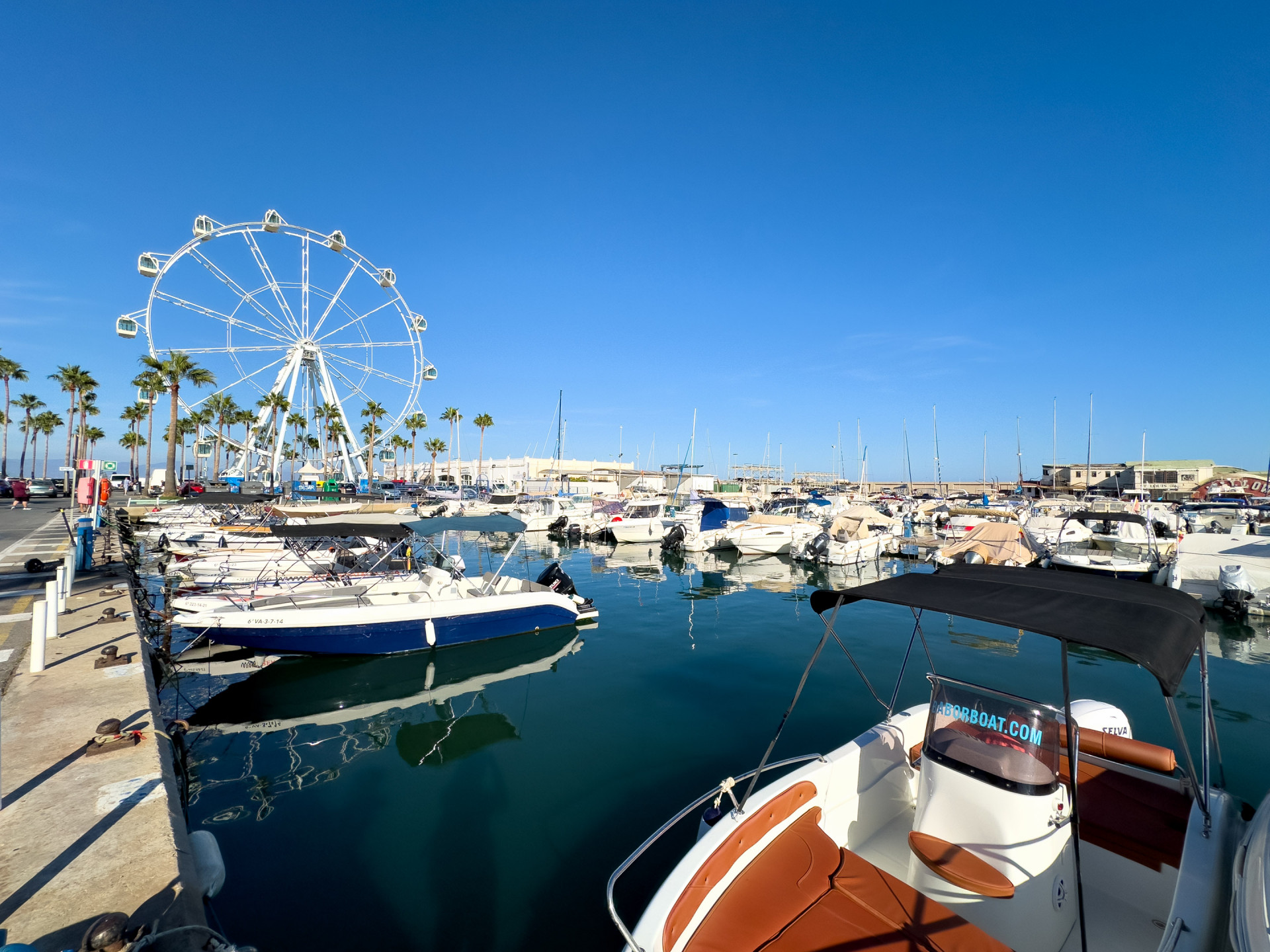 Beachside duplex penthouse with sea and marina views in Benalmadena in Benalmadena