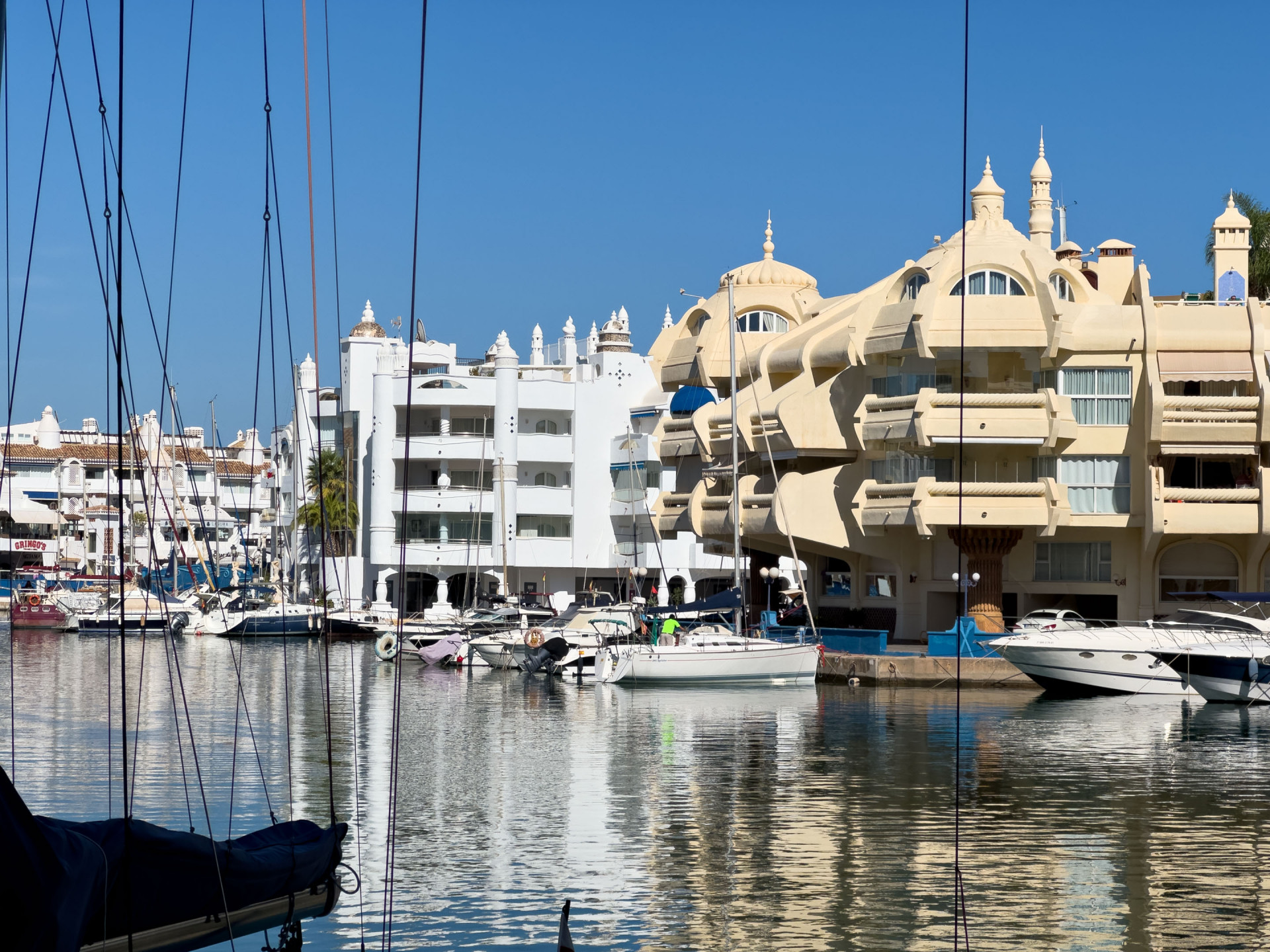 Beachside duplex penthouse with sea and marina views in Benalmadena in Benalmadena