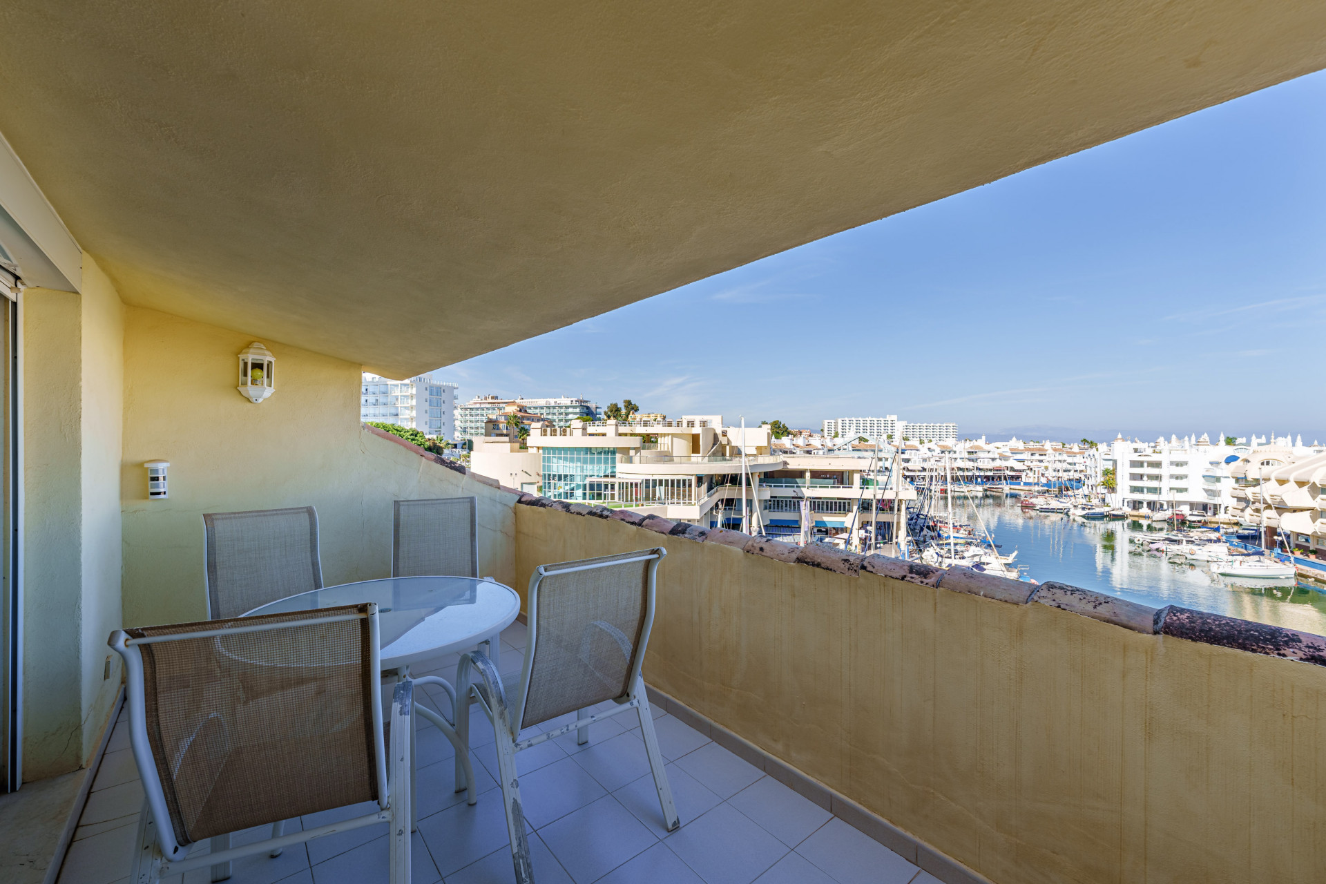 Beachside duplex penthouse with sea and marina views in Benalmadena in Benalmadena