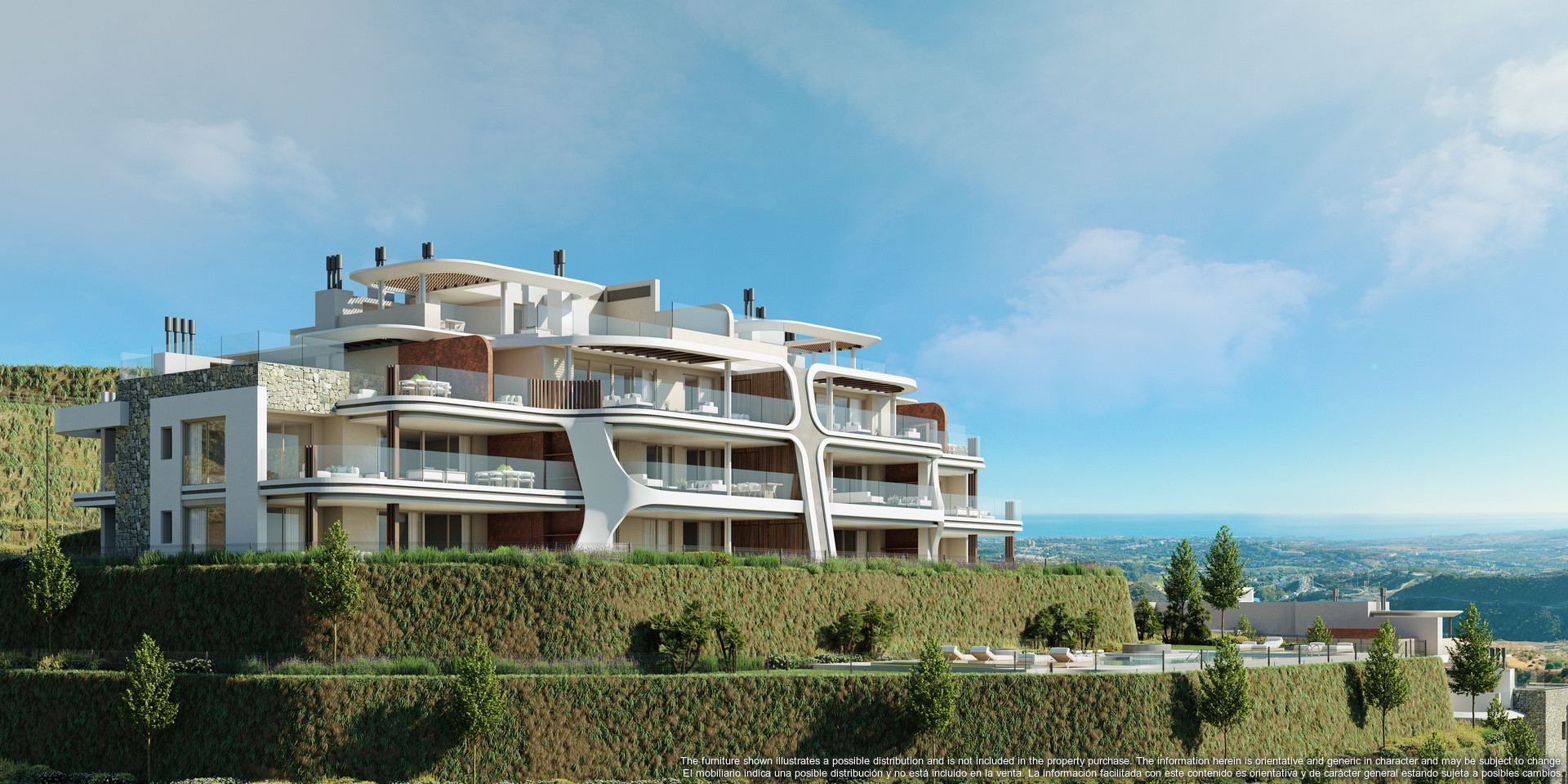 ENEBROS, penthouse de lujo con vistas al mar en Benahavis