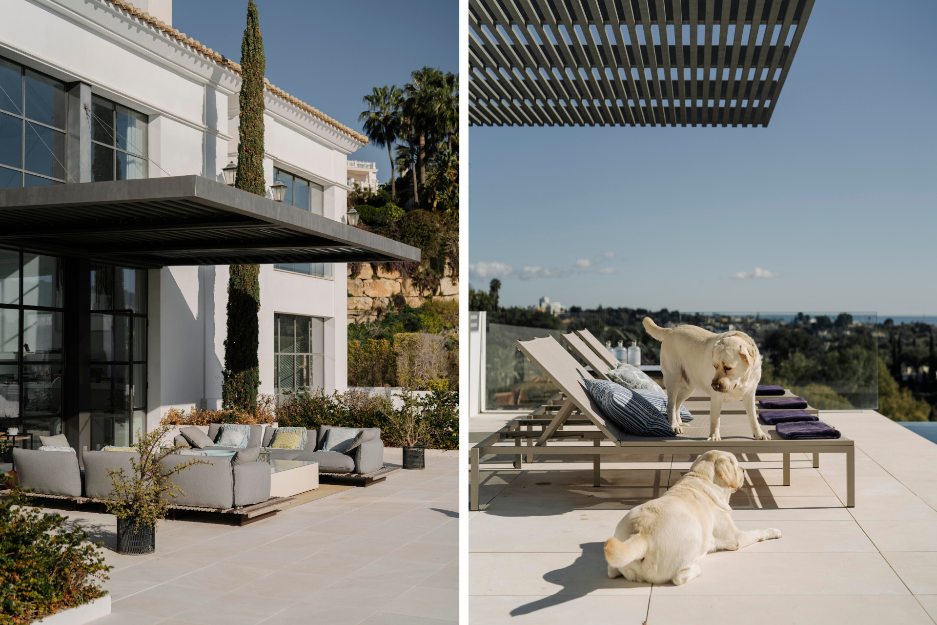 Exclusive 6-bed elegant villa with unmatched sea views in Los Flamingos in Benahavis