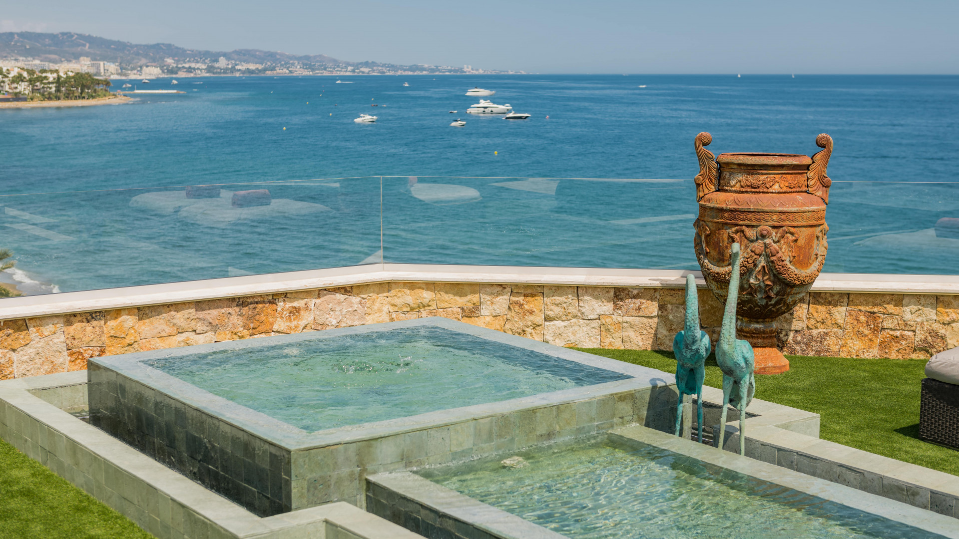 Frontline Beach Sky Villa in Playa Esmeralda in Marbella Golden Mile