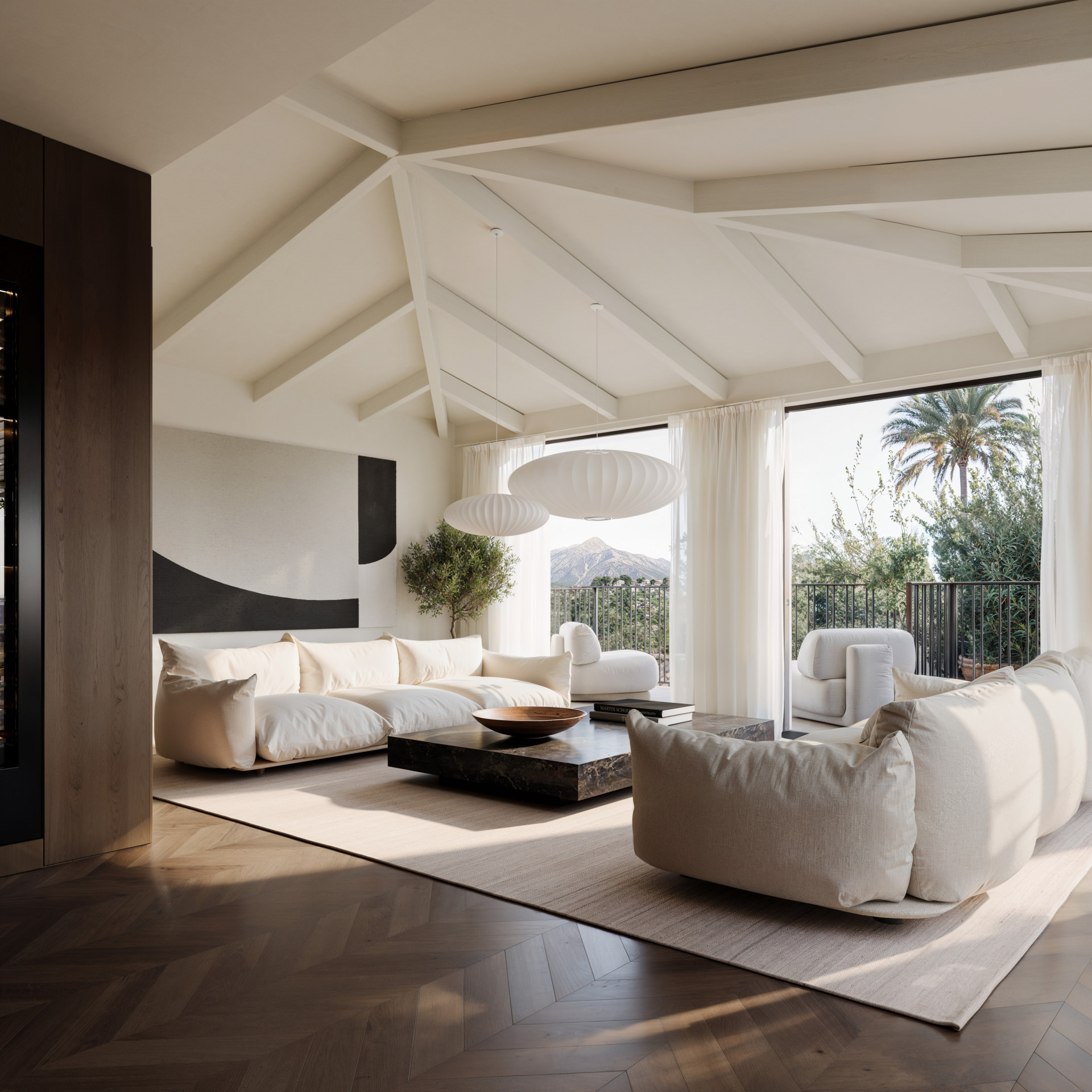 Scandinavisch geïnspireerde villa in de prestigieuze Los Naranjos Hill Club in Nueva Andalucia