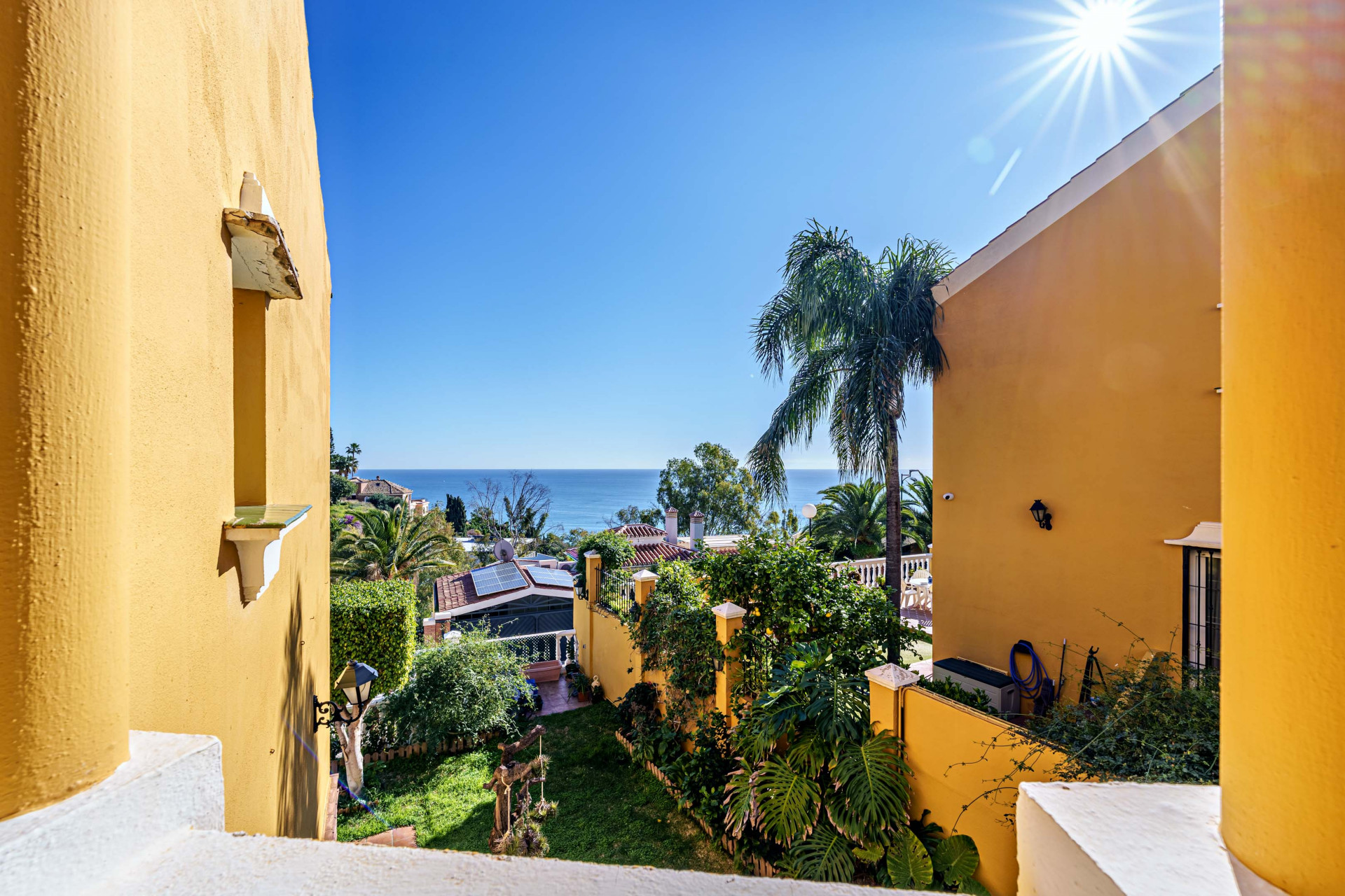 Encantadora casa adosada con impresionantes vistas al mar en Malaga