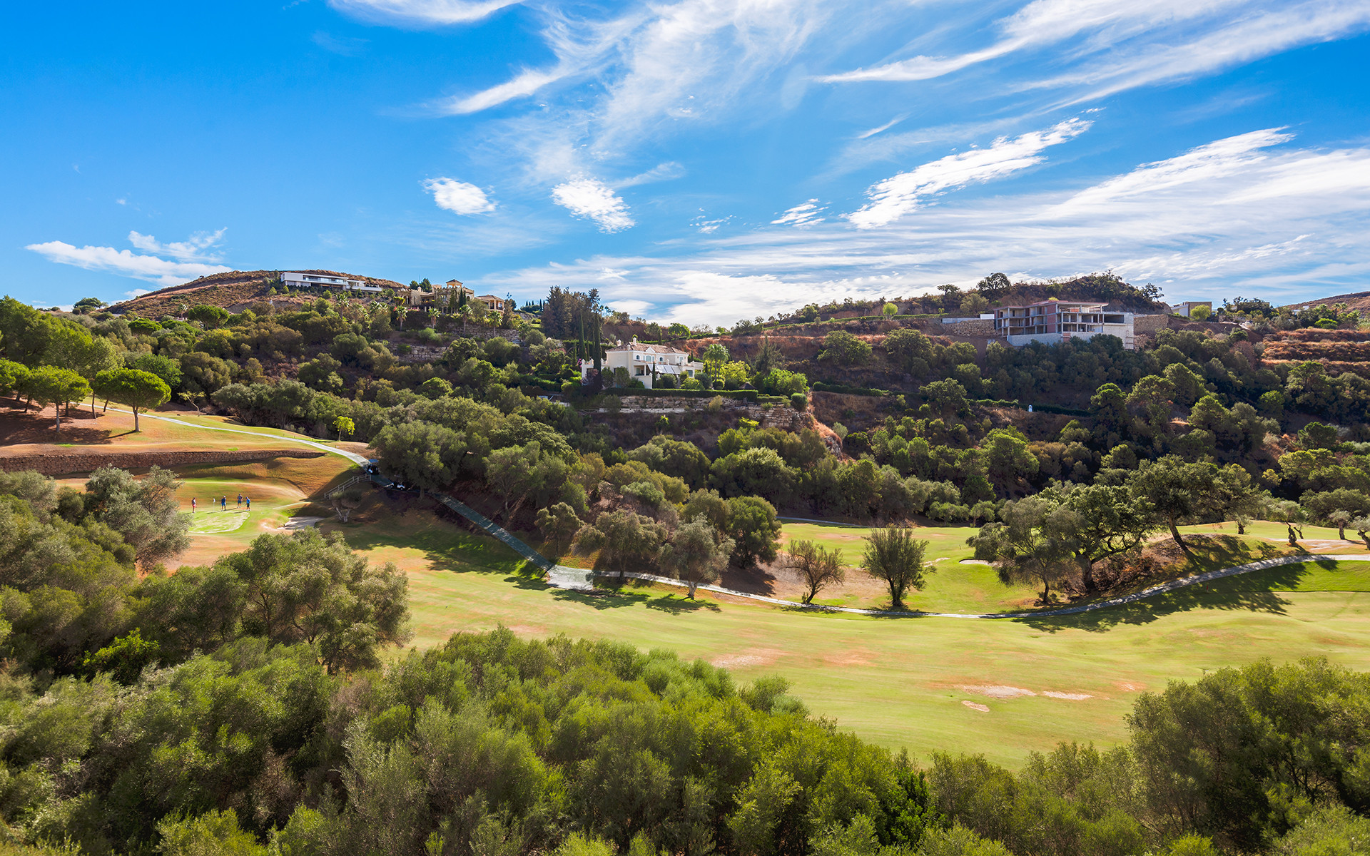 Frontline golf new modern villa in luxury Marbella Club Golf Resort in Benahavis