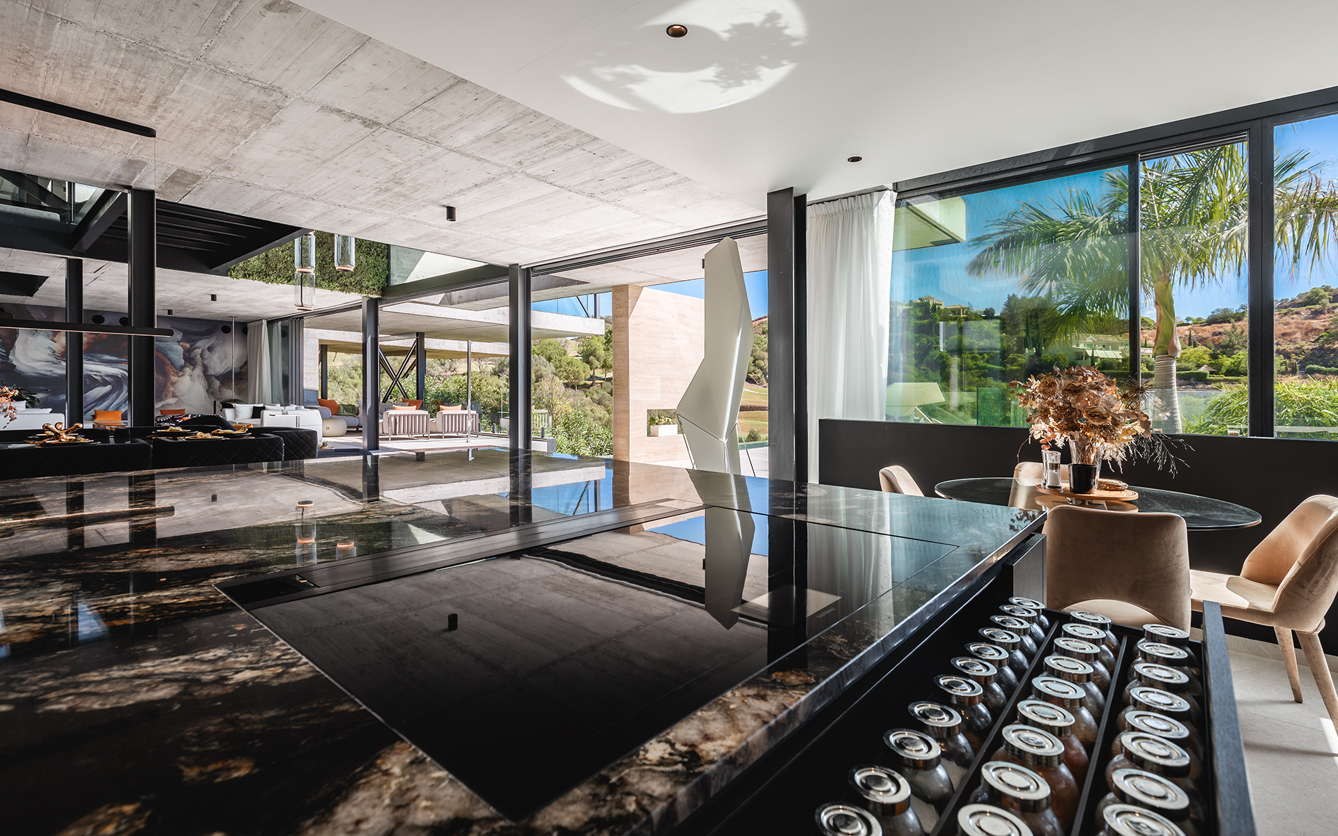 Frontline golf new modern villa in luxury Marbella Club Golf Resort in Benahavis