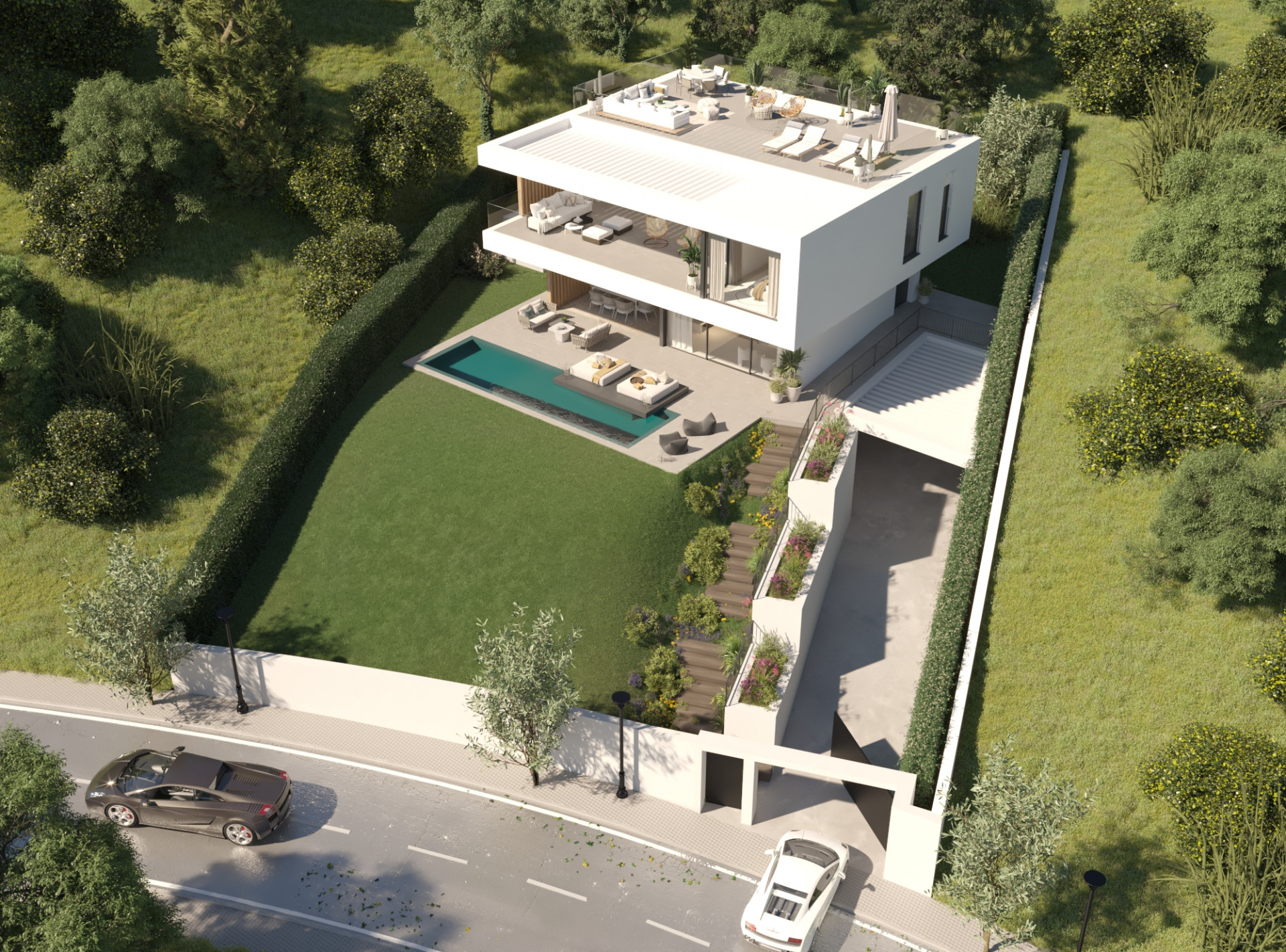 7 new villas, completion beginning 2027 in Estepona