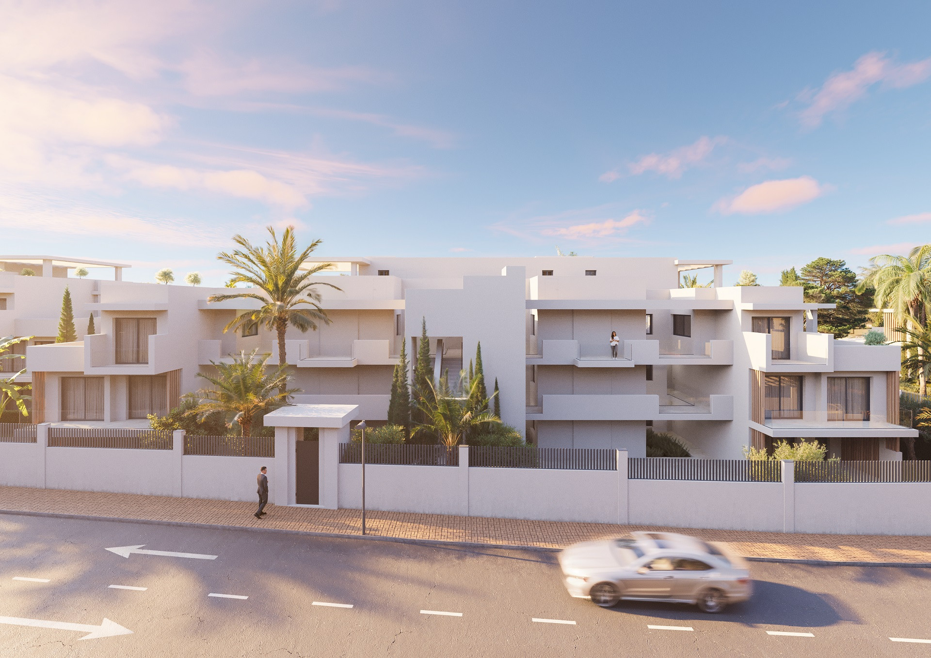 New sea view apartments within walking distance to the beach in Estepona