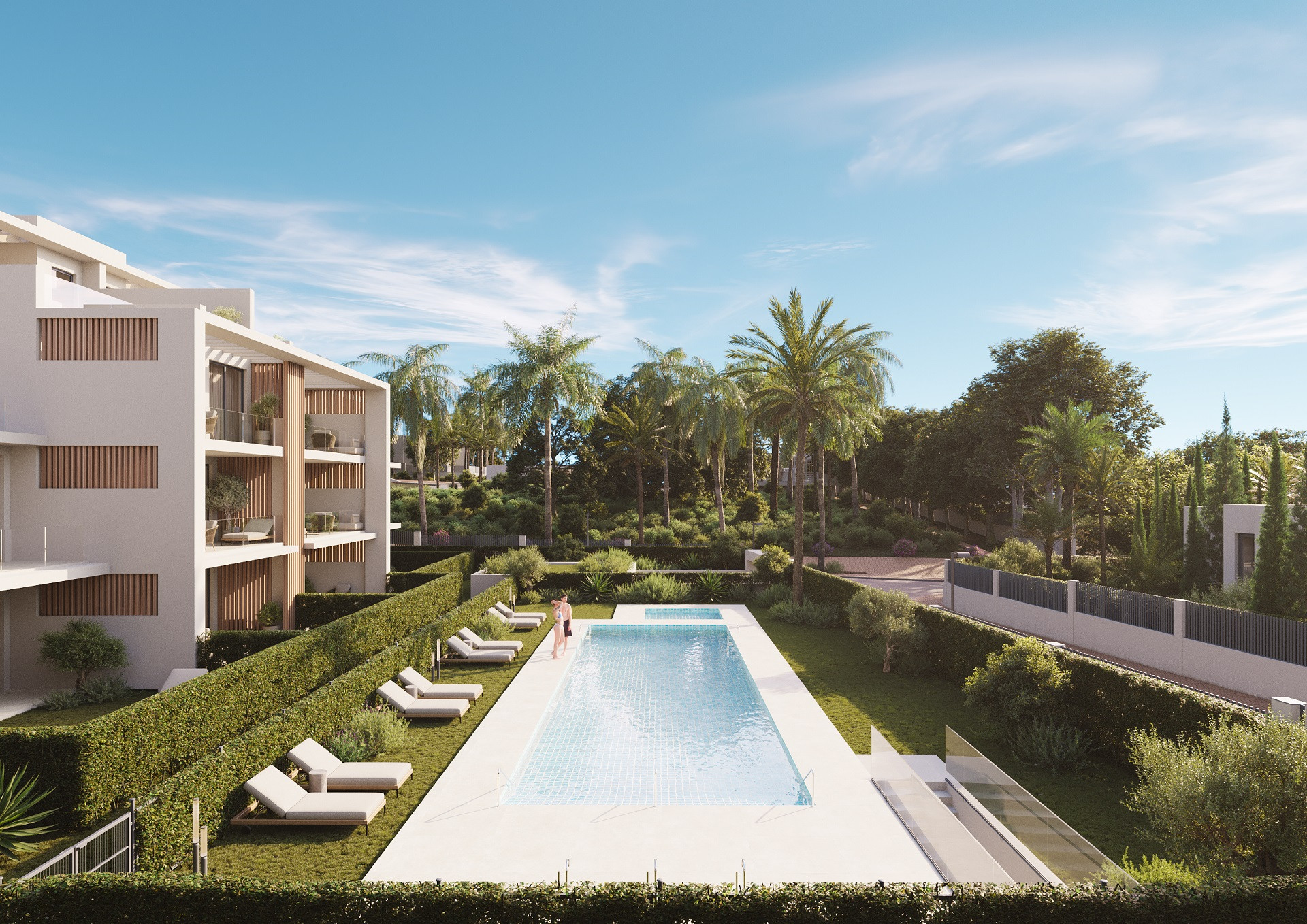 New sea view apartments within walking distance to the beach in Estepona