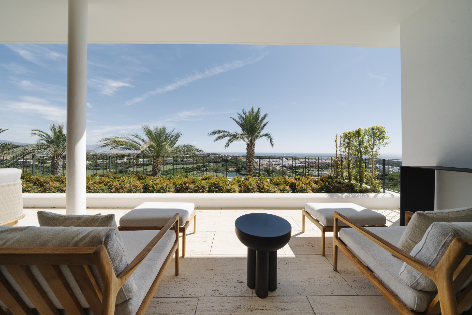 Albercas 5 – Frontline golf apartment with privacy, sea views, and a five-star resort lifestyle in Casares in Casares