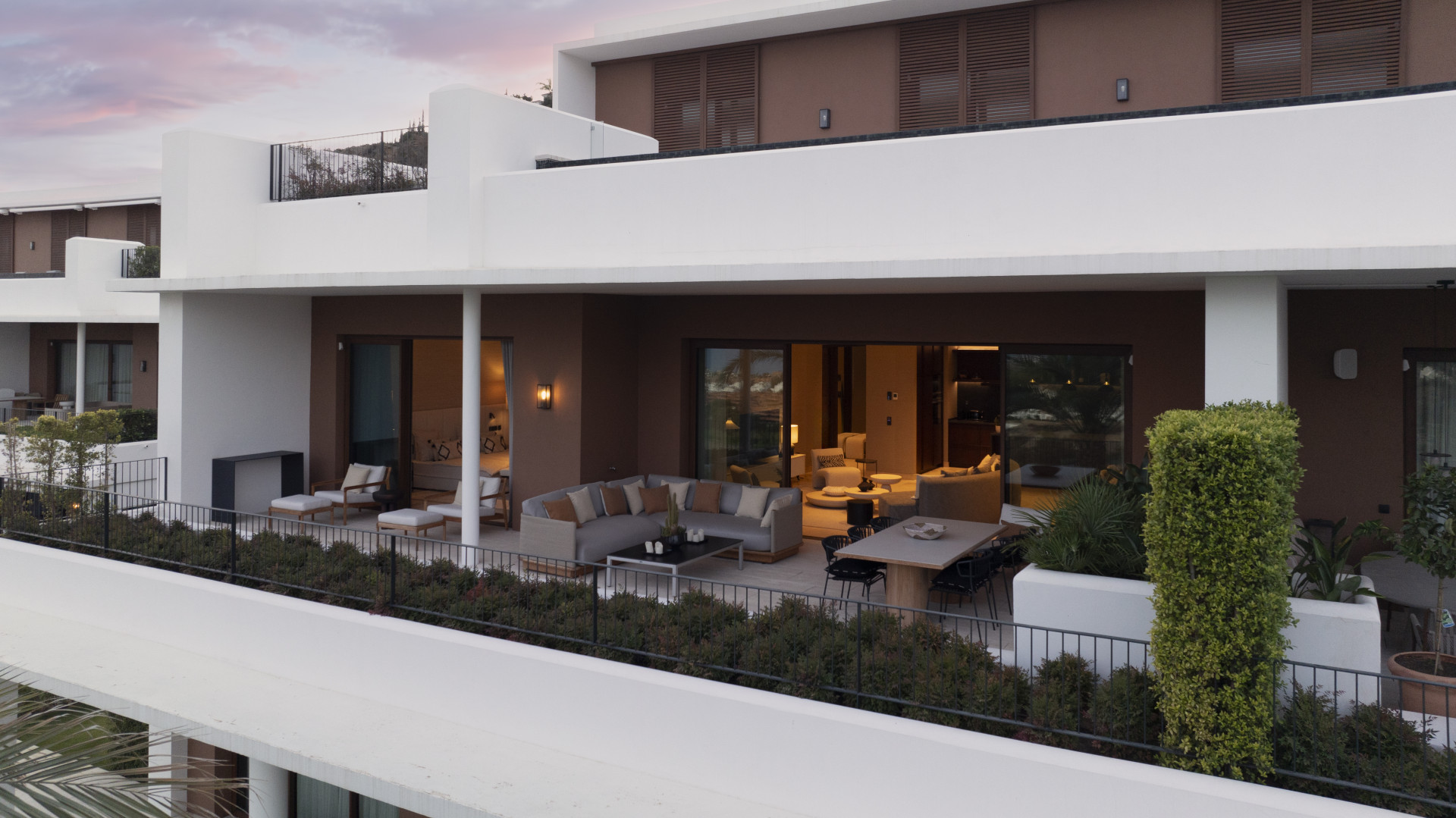 Albercas 5 – Frontline golf apartment with privacy, sea views, and a five-star resort lifestyle in Casares in Casares