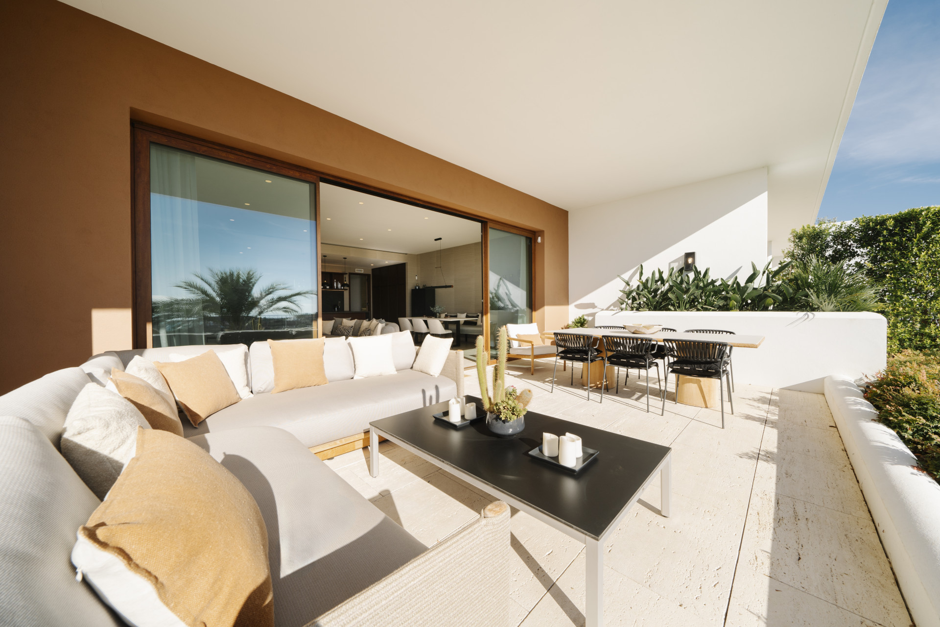 Albercas 5 – Frontline golf apartment with privacy, sea views, and a five-star resort lifestyle in Casares in Casares