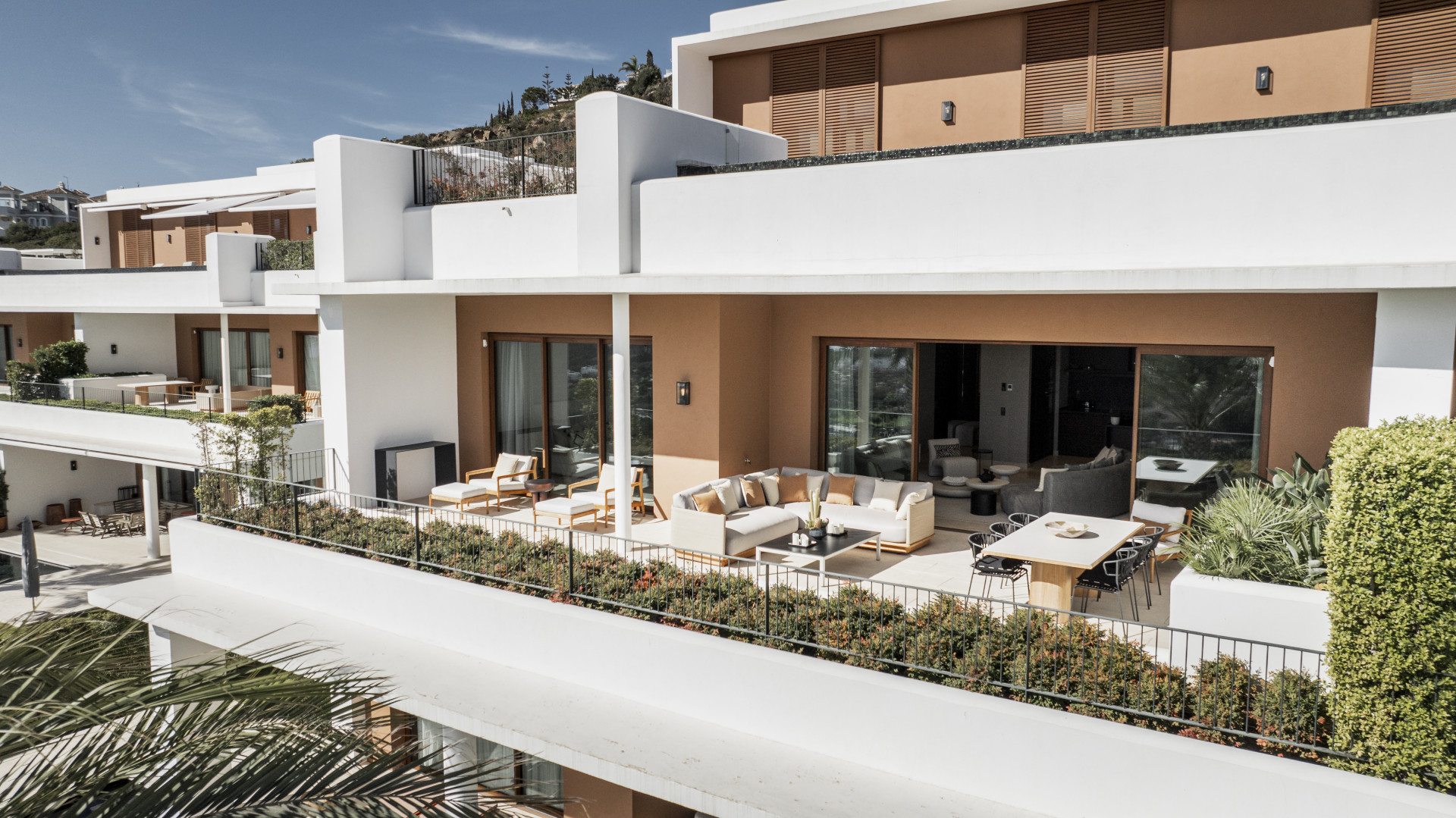 Albercas 5 – Frontline golf apartment with privacy, sea views, and a five-star resort lifestyle in Casares in Casares