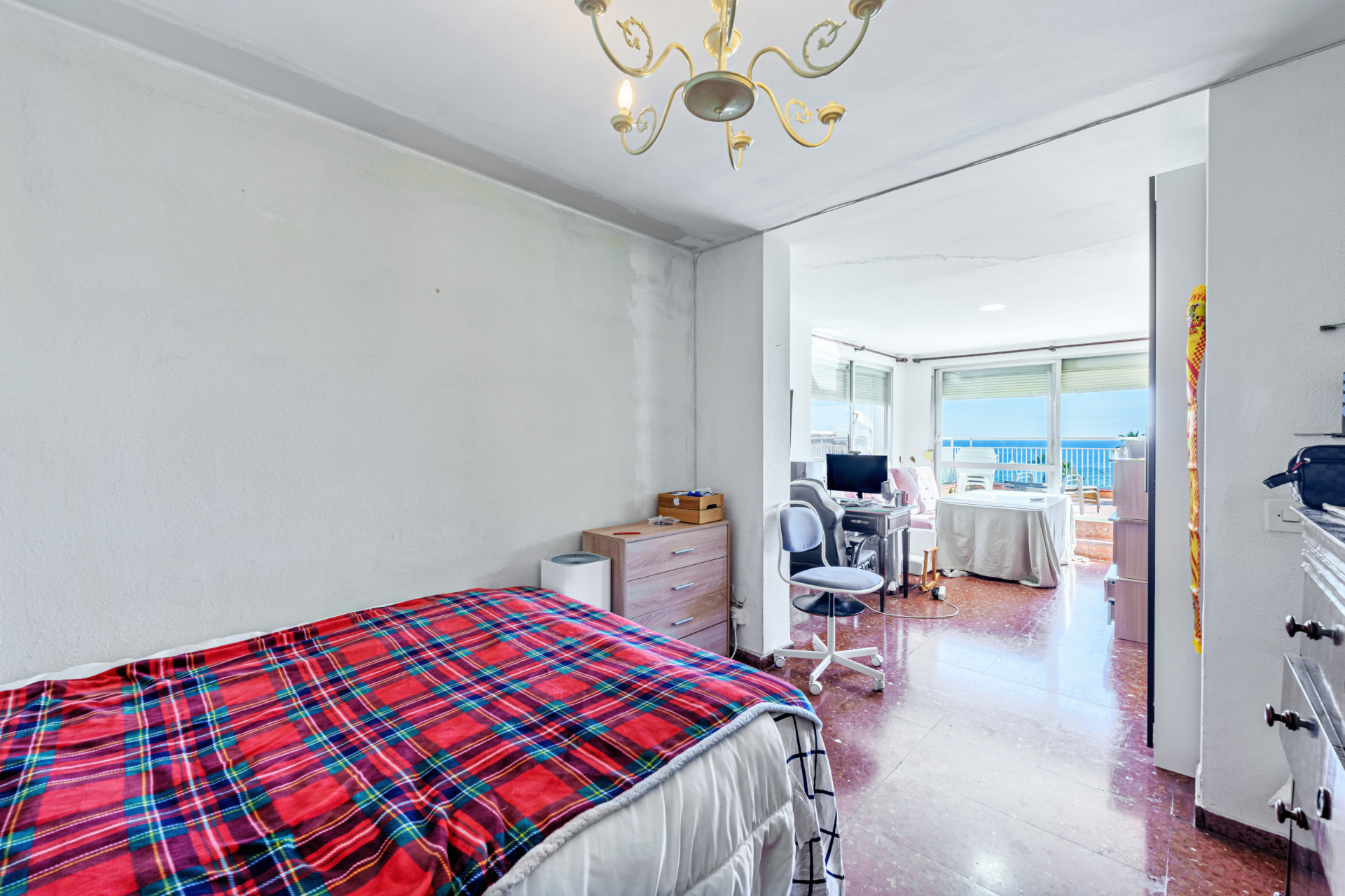 Spacieux penthouse en bord de mer avec vue sur la mer à El Limonar à Malaga