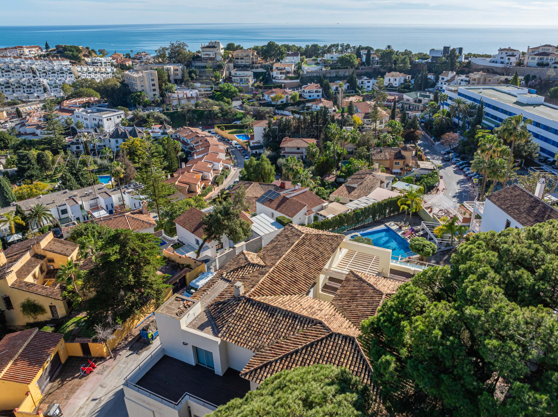 Huge luxury villa with sea views in Cerrado de Calderon in El Morlaco