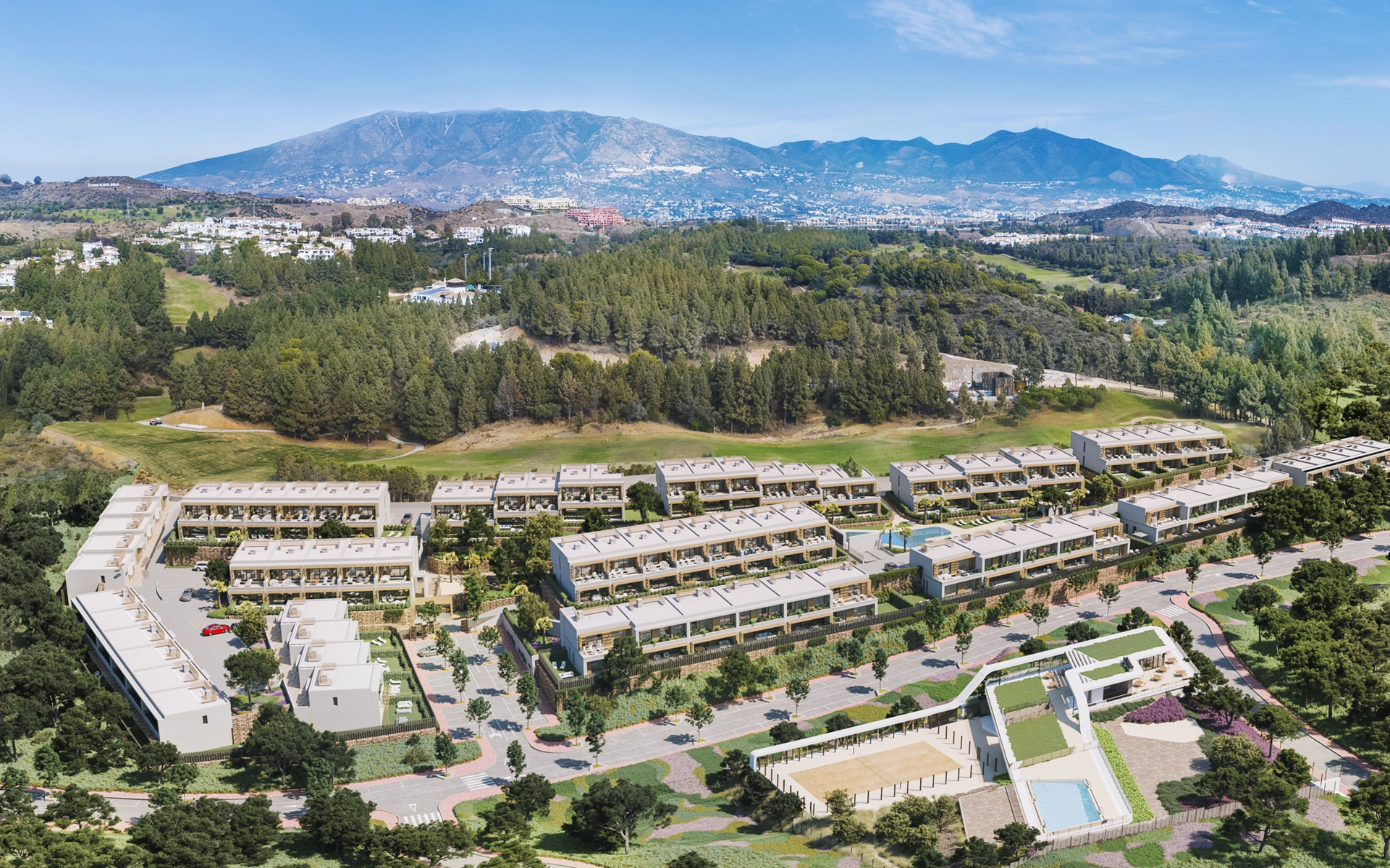 Grande maison de ville au design moderne à Mijas Costa