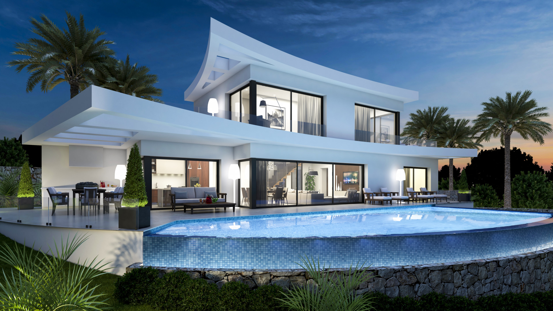 Fantastische villa met avant-gardistisch ontwerp in Denia