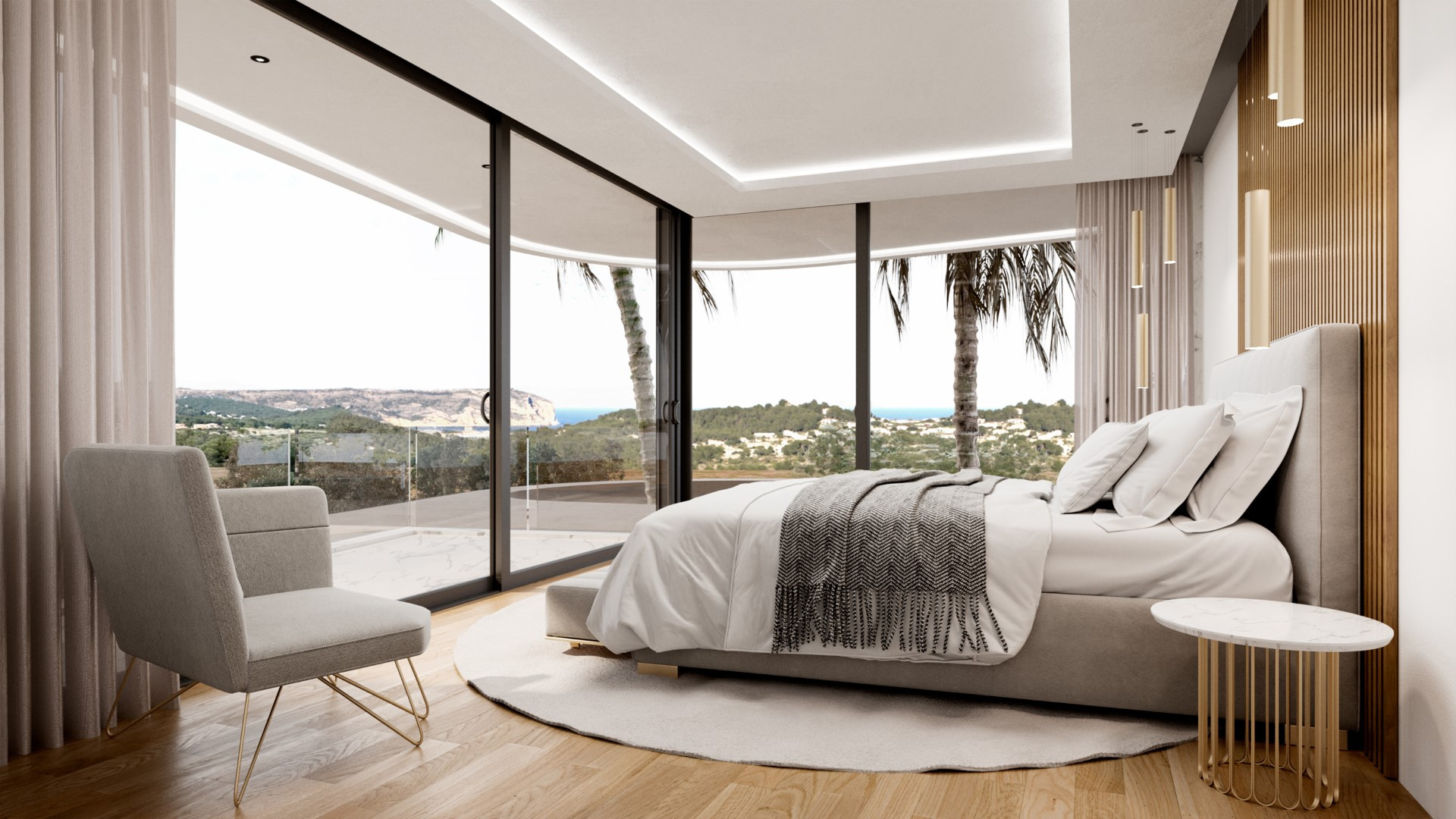 Villa au design unique avec vue panoramique à Jávea