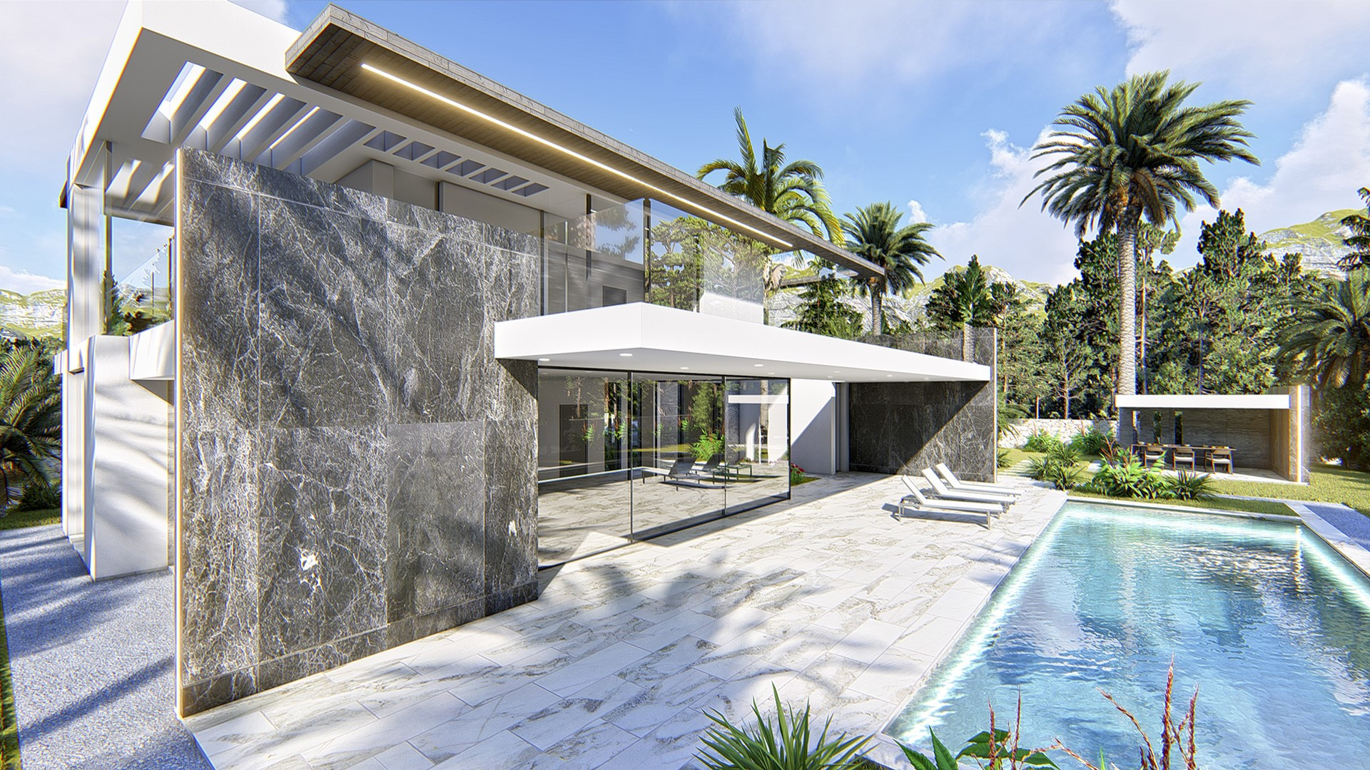 Villa de diseño con vistas panorámicas en Jávea