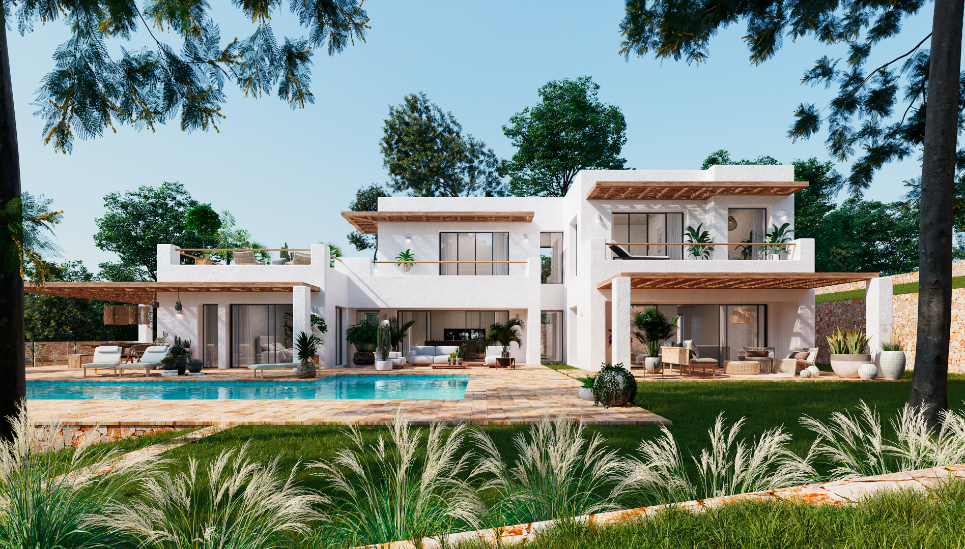 Modern Mediterranean Style Villa with Panoramic Views, in Jávea