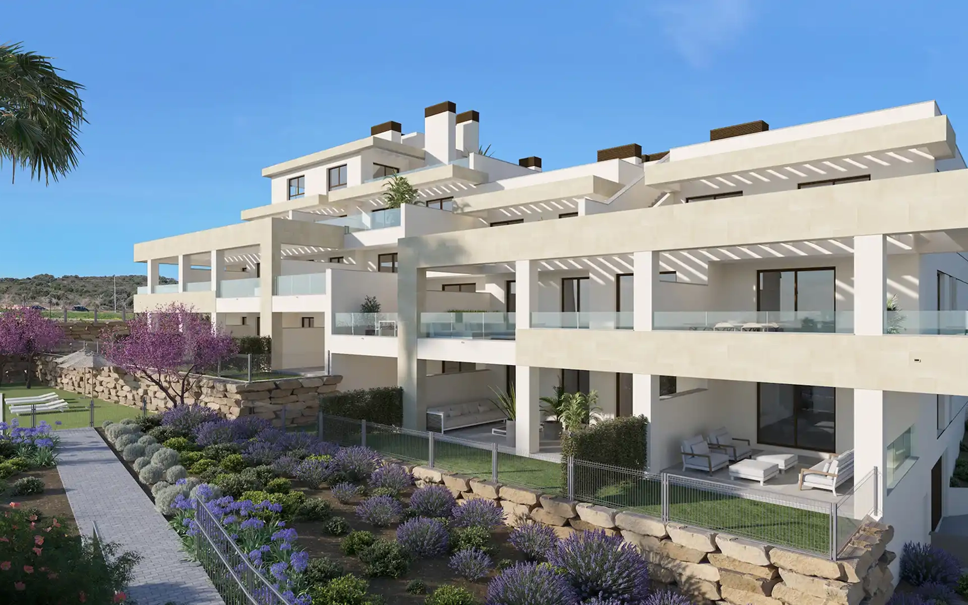 Moderne flat met prachtig uitzicht in Estepona