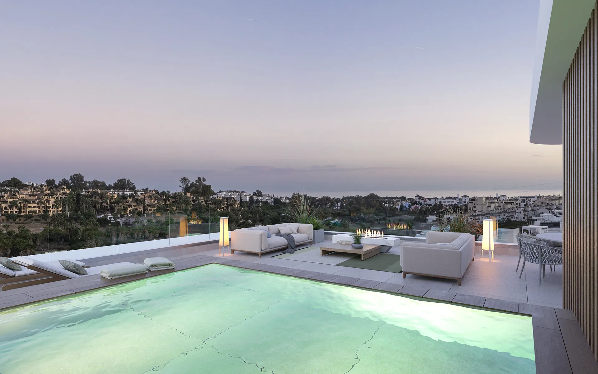 Great property with panoramic views in Estepona