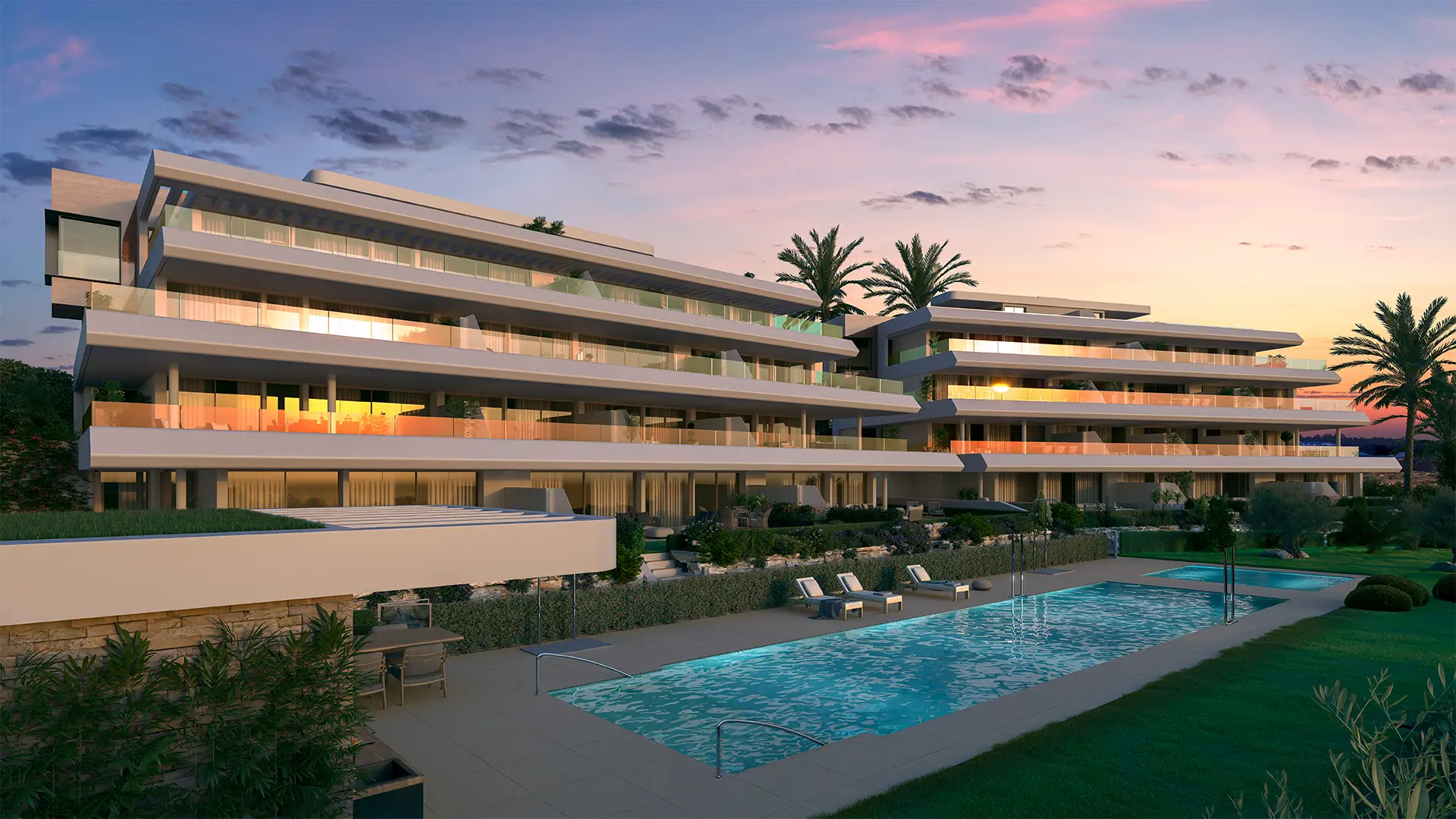 Groot appartement met prachtig uitzicht op zee in Estepona