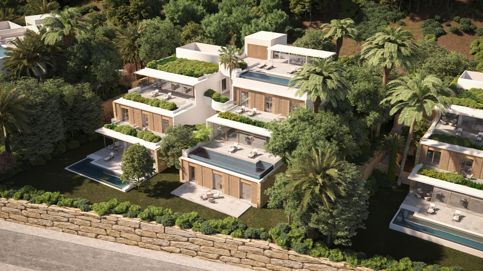 Uitzonderlijk mooie en unieke penthouse tuin-villa-apartement in een magnifieke en superieure locatie in Casares