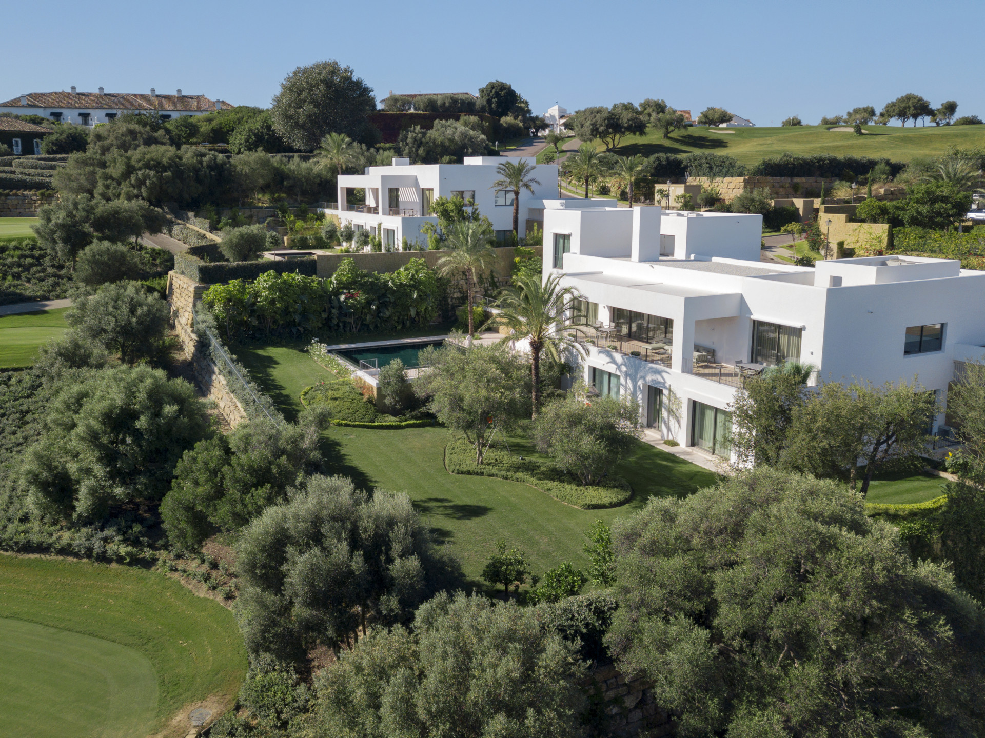 Luxury villas in a small complex within the Finca Cortesin Resort in Casares