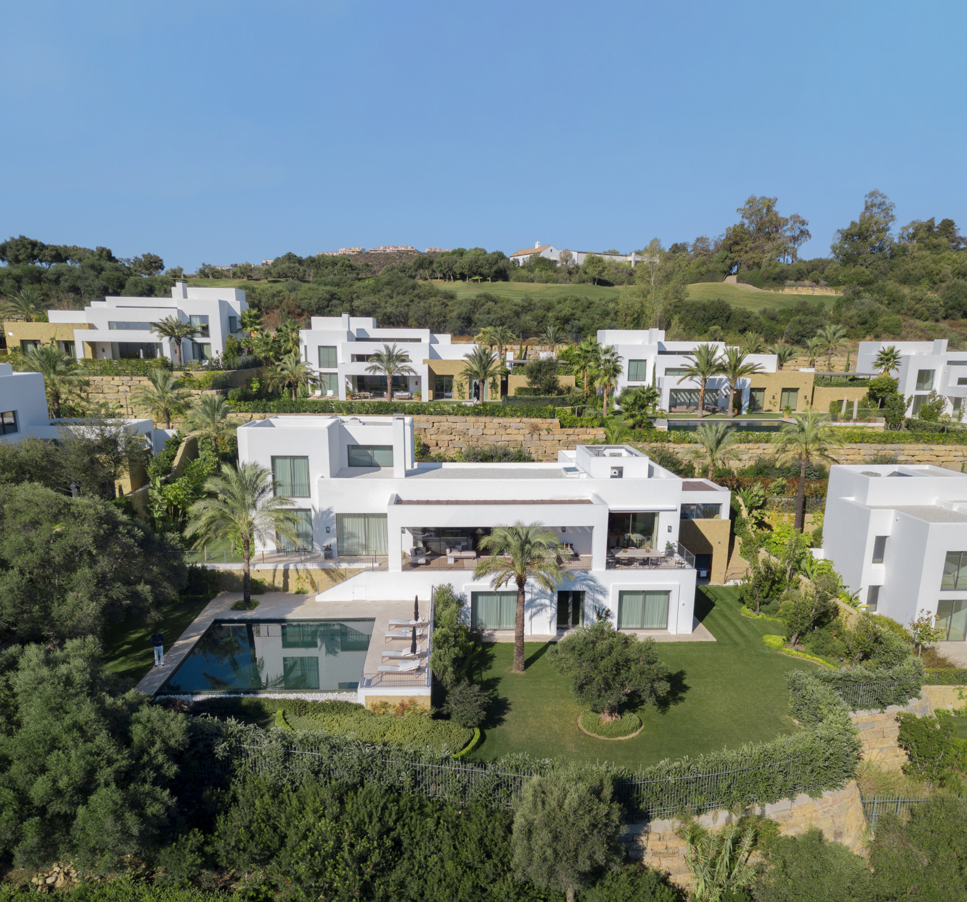 Luxury villas in a small complex within the Finca Cortesin Resort in Casares