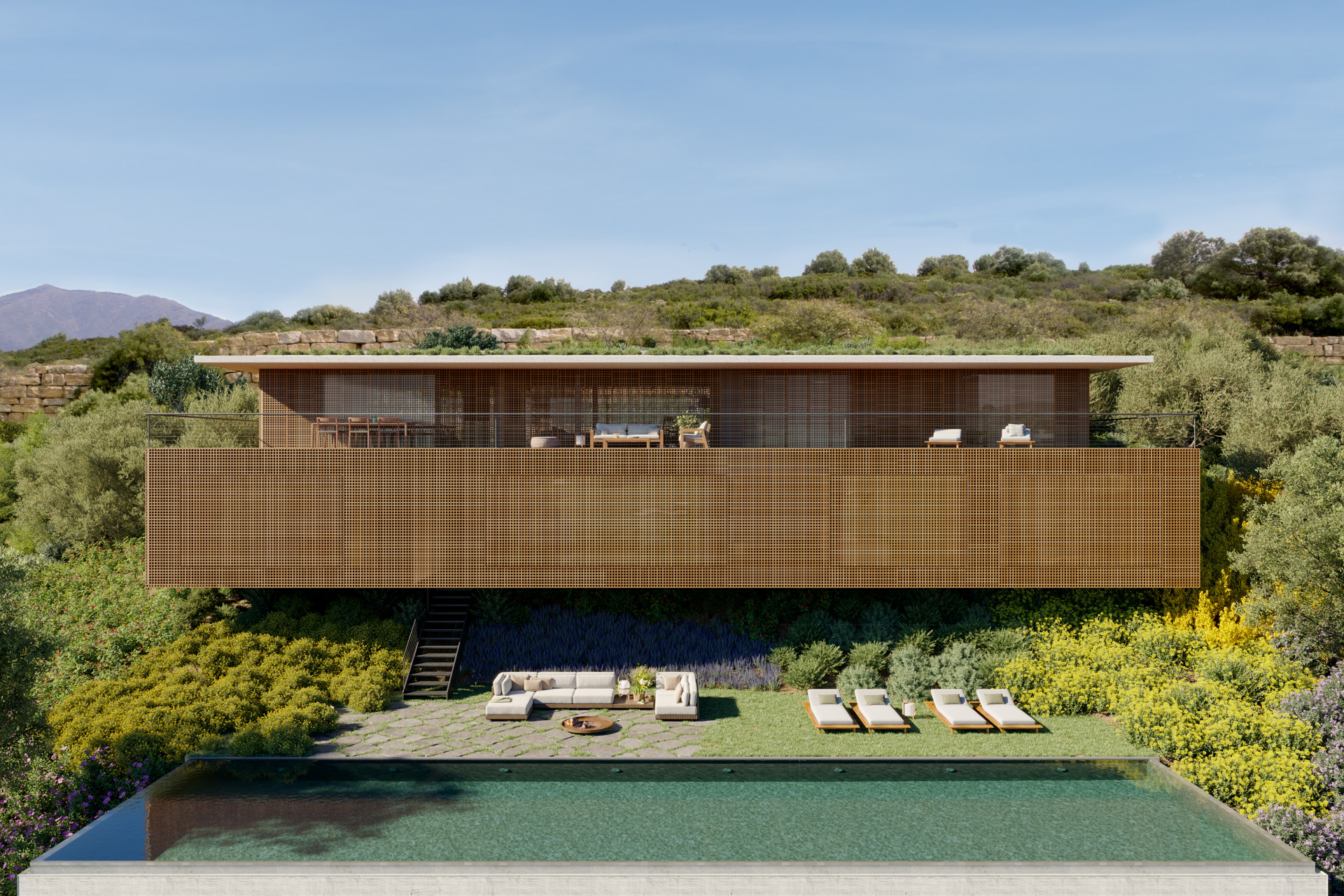 6 villas muy exclusivas, diseñadas por el galardonado arquitecto Marcio Kogan. en Casares