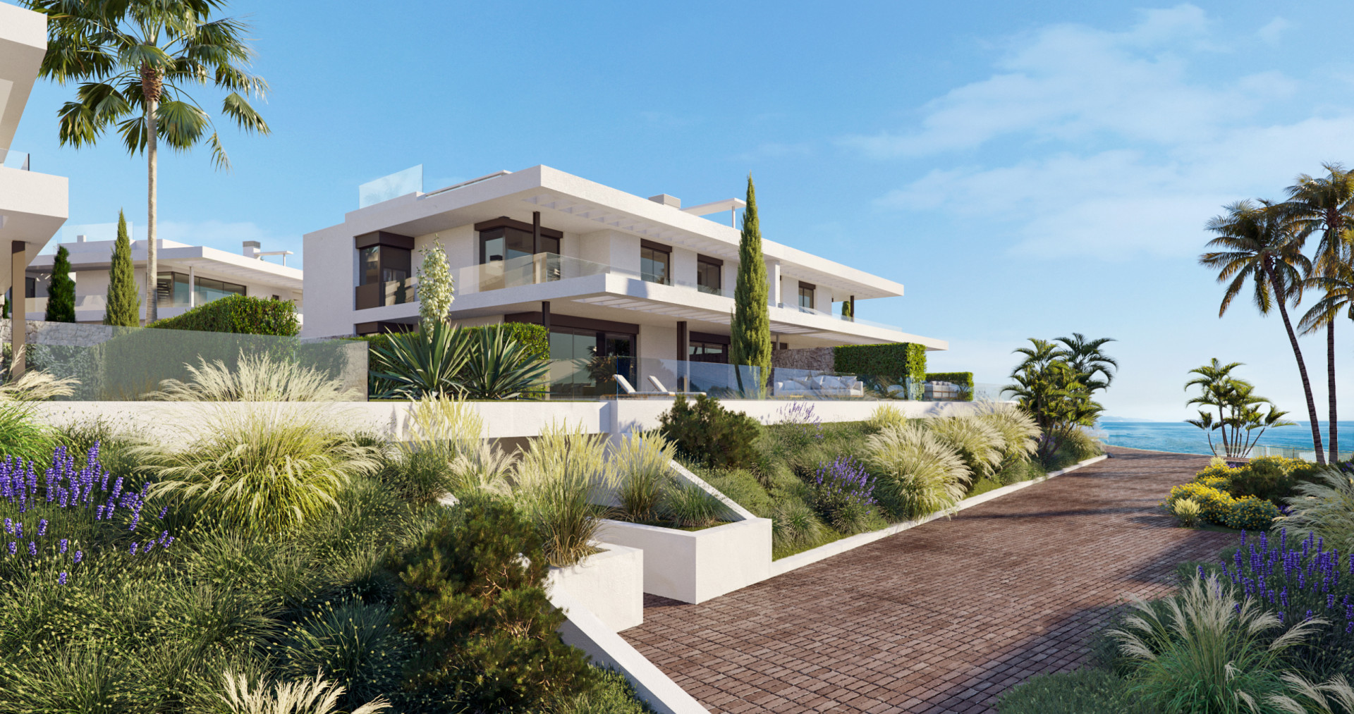 Apartments in villas in prestigious resort style complex in Marbella in Marbella Este