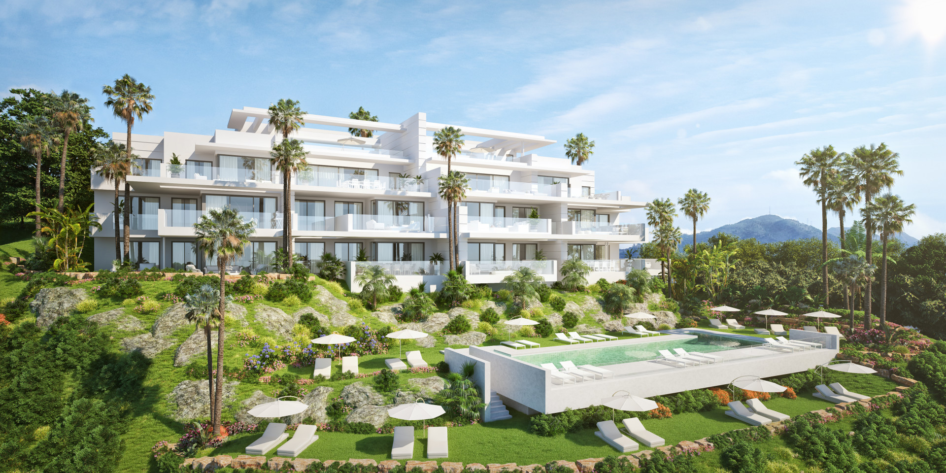 Small luxury residence ontworpen door Villarroel Torrico in Marbella