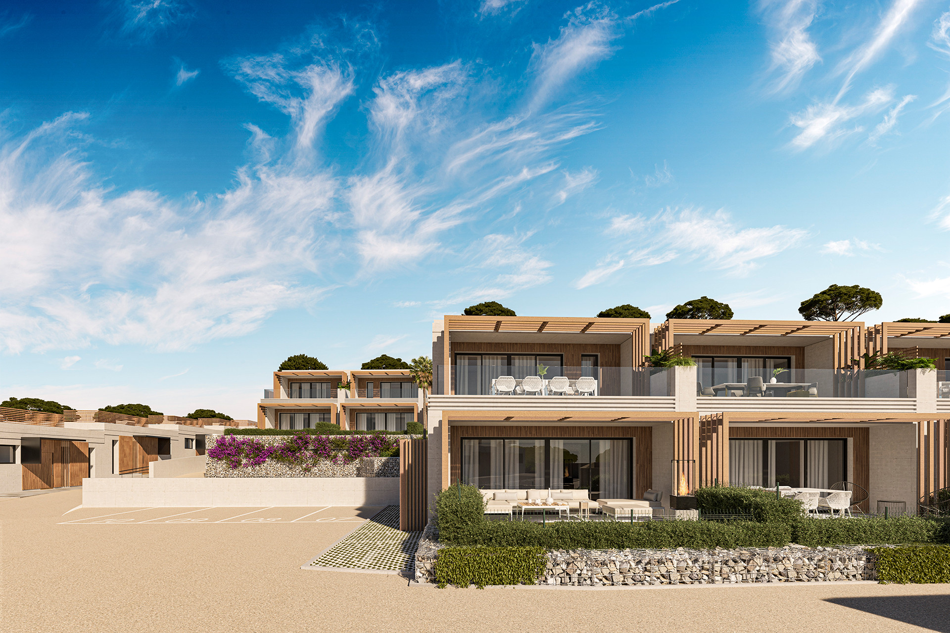 Modern townhouses near golf and beach in Mijas Costa