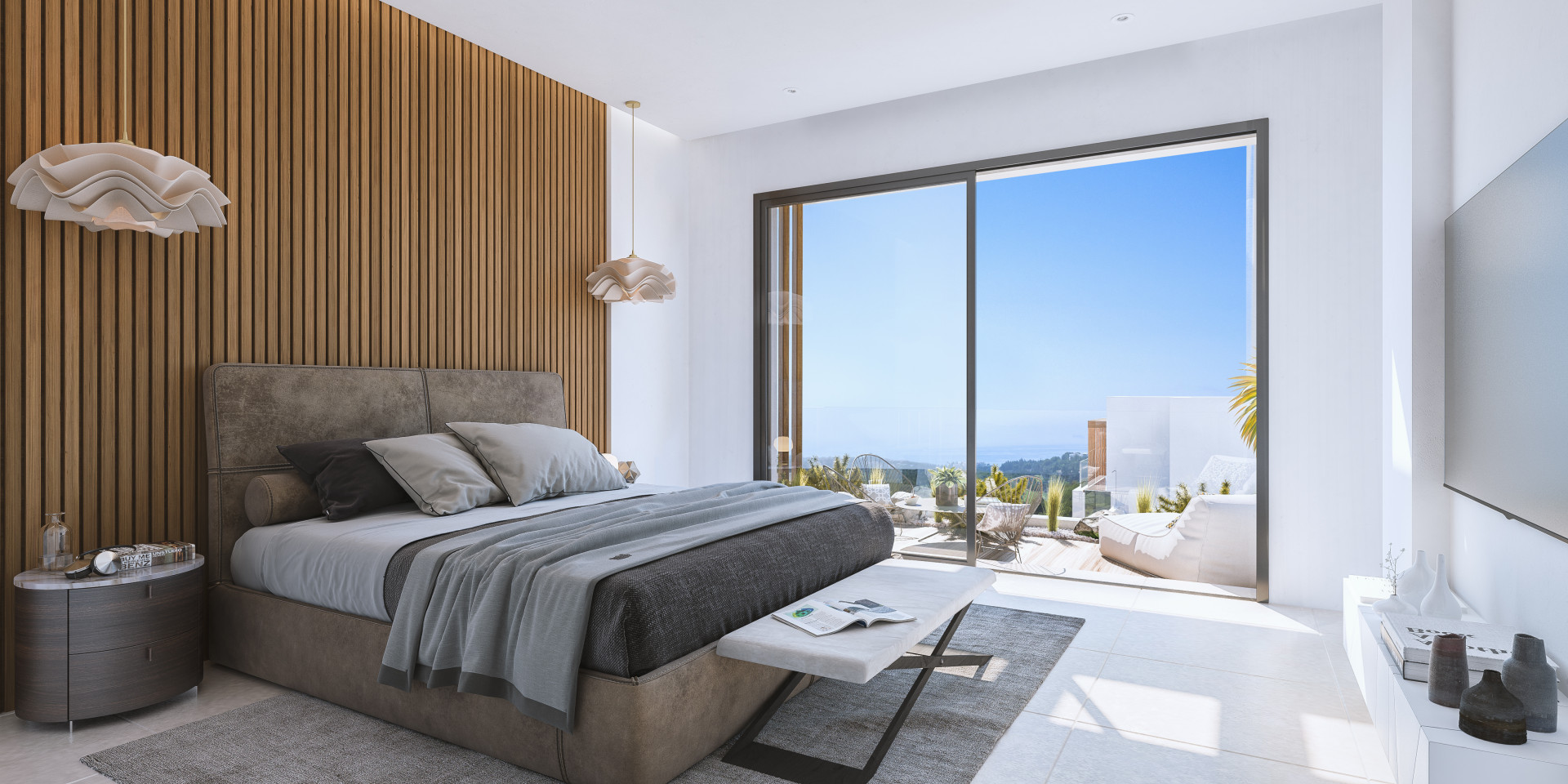 Exclusief complex van 27 halfopen bebouwingen aan de golf van Rio Real. in Marbella Este