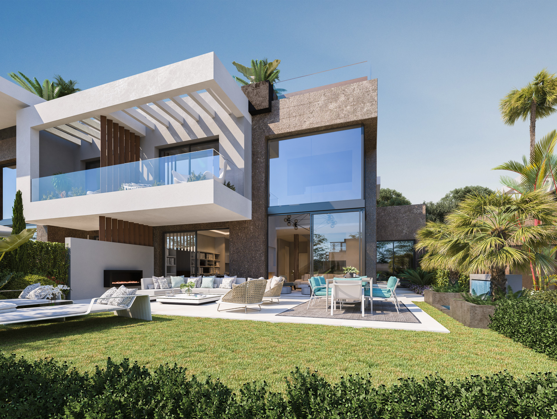 Promoción exclusiva de 27 casas adosadas en Rio Real en Marbella Este