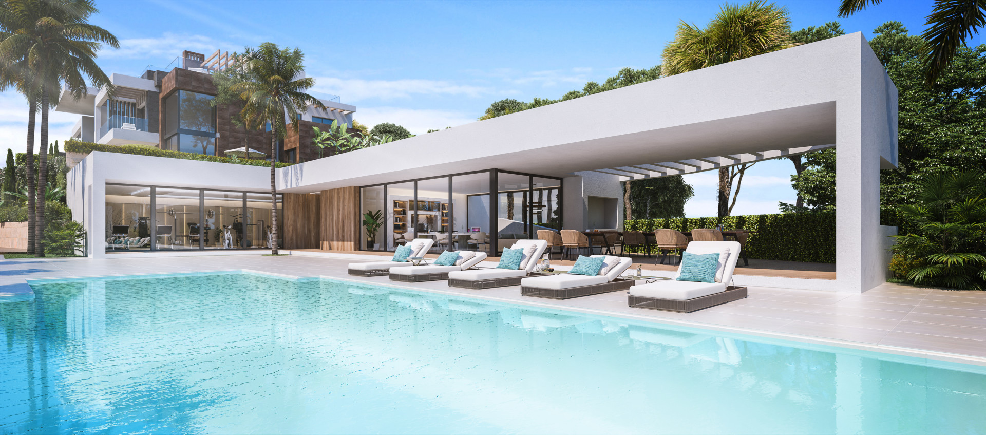 Promoción exclusiva de 27 casas adosadas en Rio Real en Marbella Este