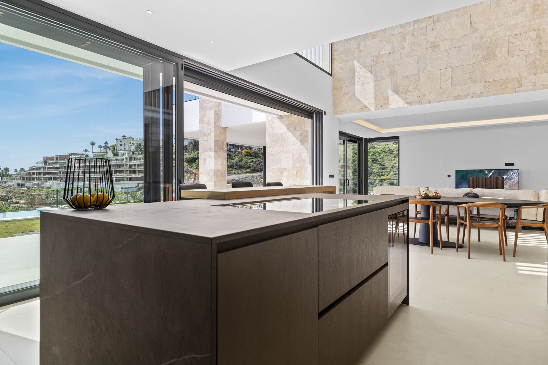 Modern brand-new villa in a quiet residential area next to golf courses in Benahavis