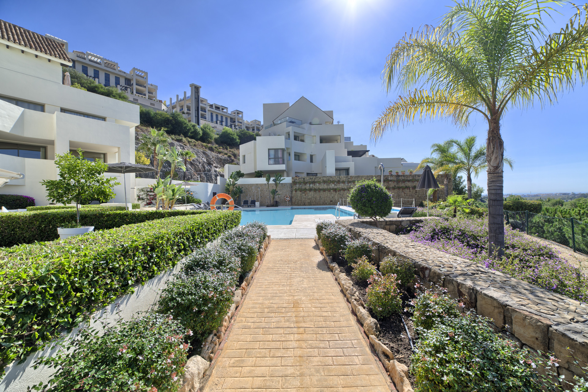 Duplex penthouse with panoramic views in Los Flamingos Golf Resort in Benahavis