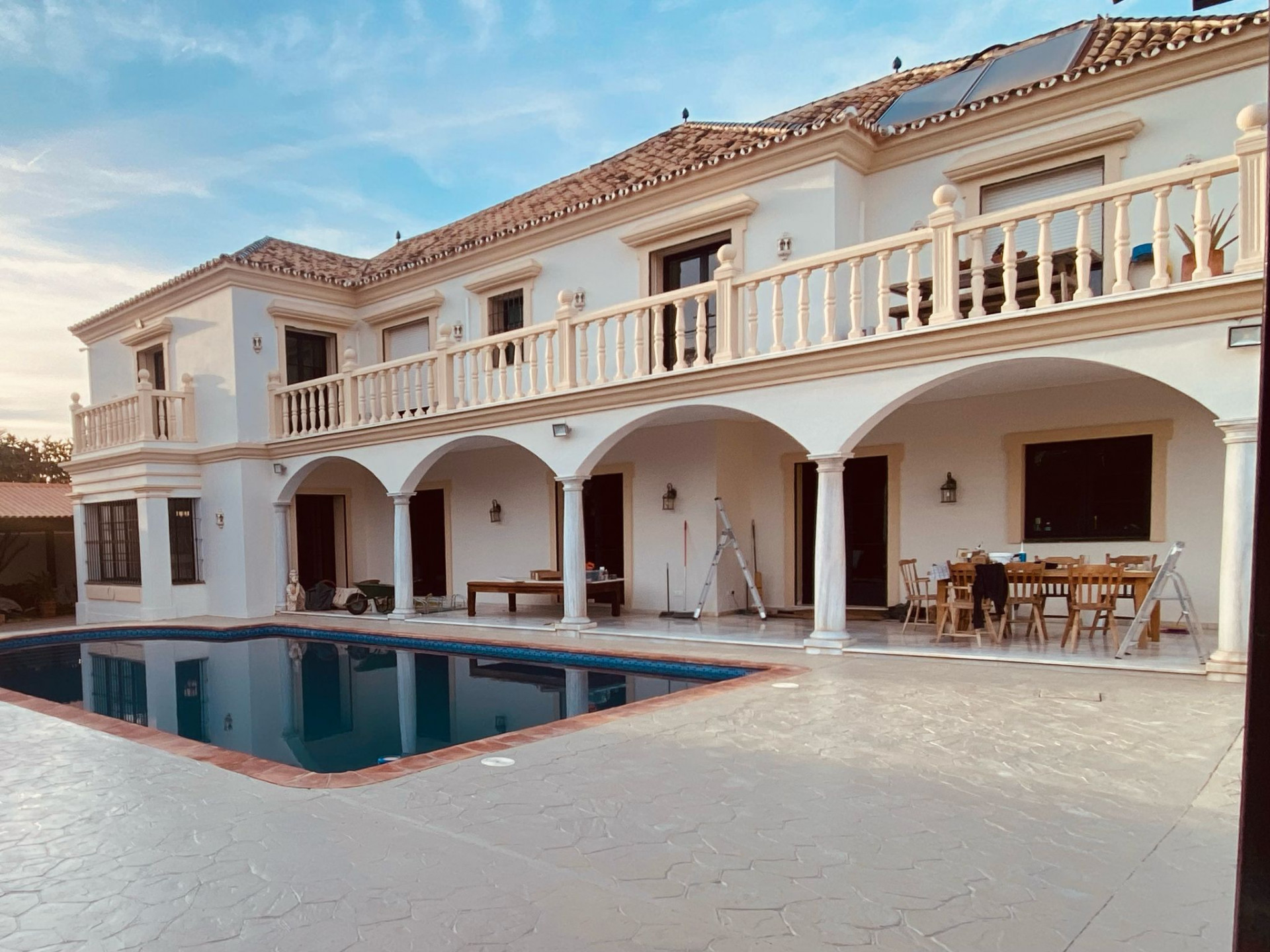 Andalusian style villa, located in the area of Guadalmina Alta. in San Pedro de Alcantara