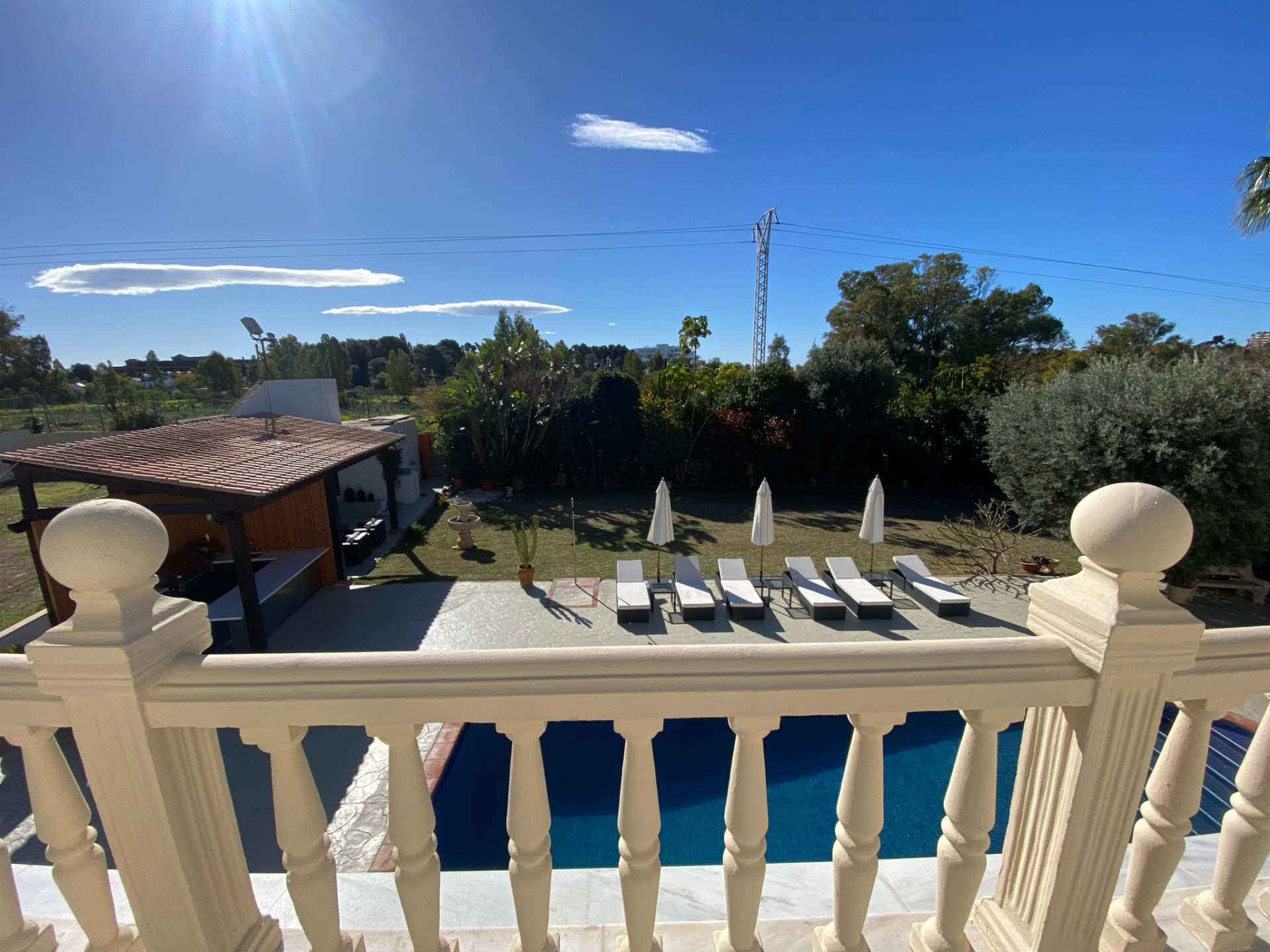 Andalusian style villa, located in the area of Guadalmina Alta. in San Pedro de Alcantara