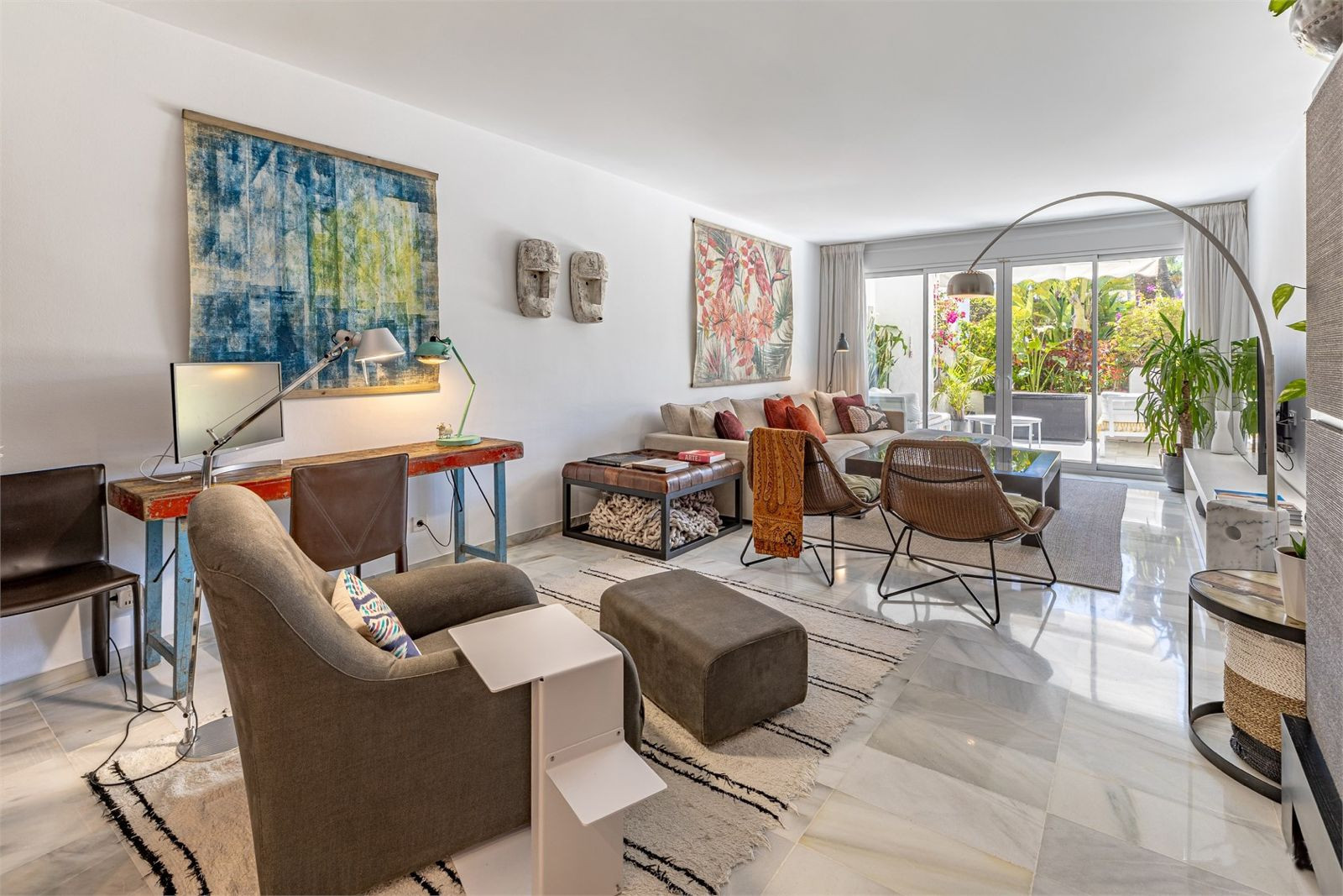 Appartement met directe toegang tot het zwembad in La Alcazaba Puerto Banús in Estepona
