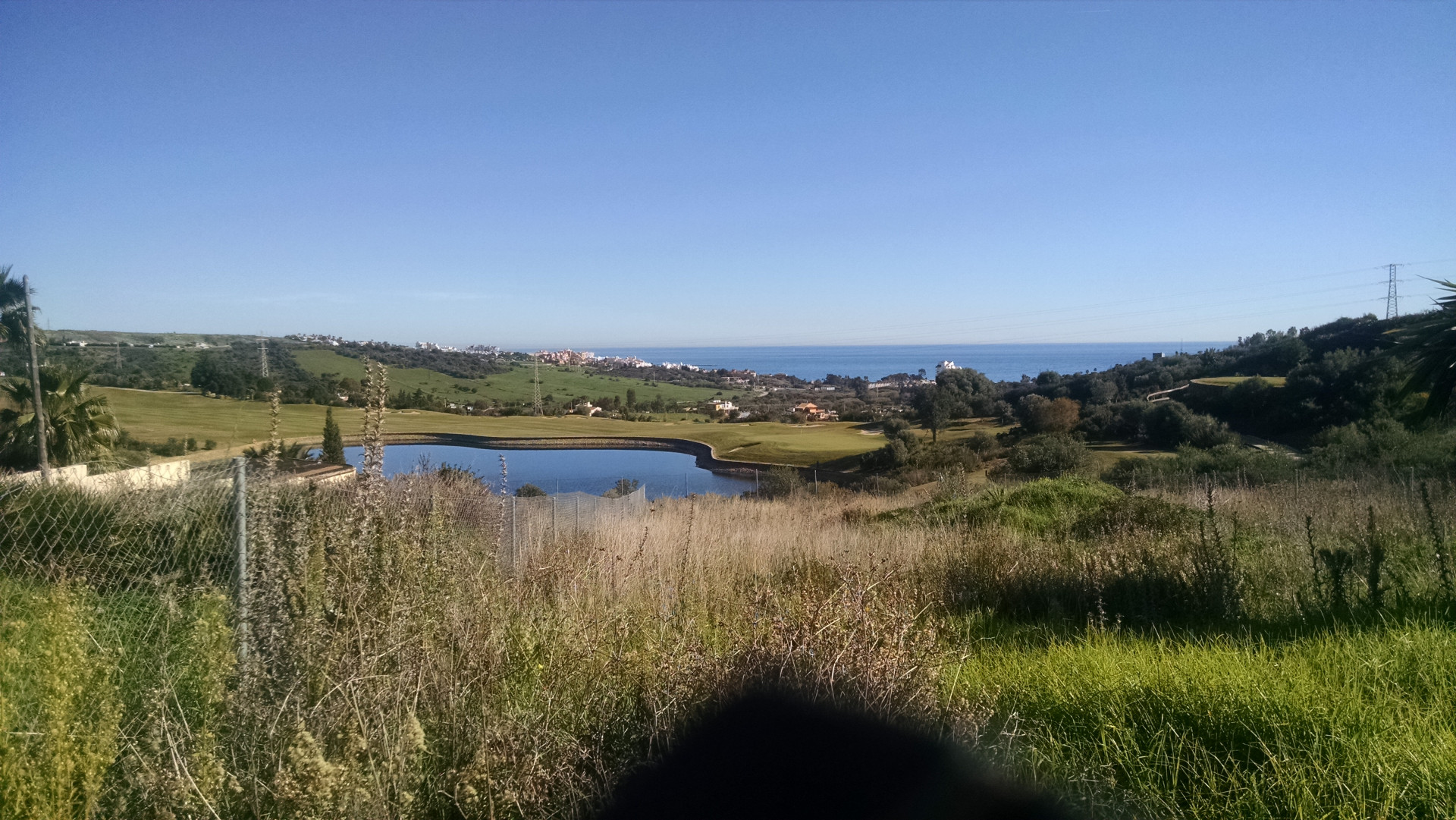 Contemporary frontline golf off plan villa with sea views in Estepona
