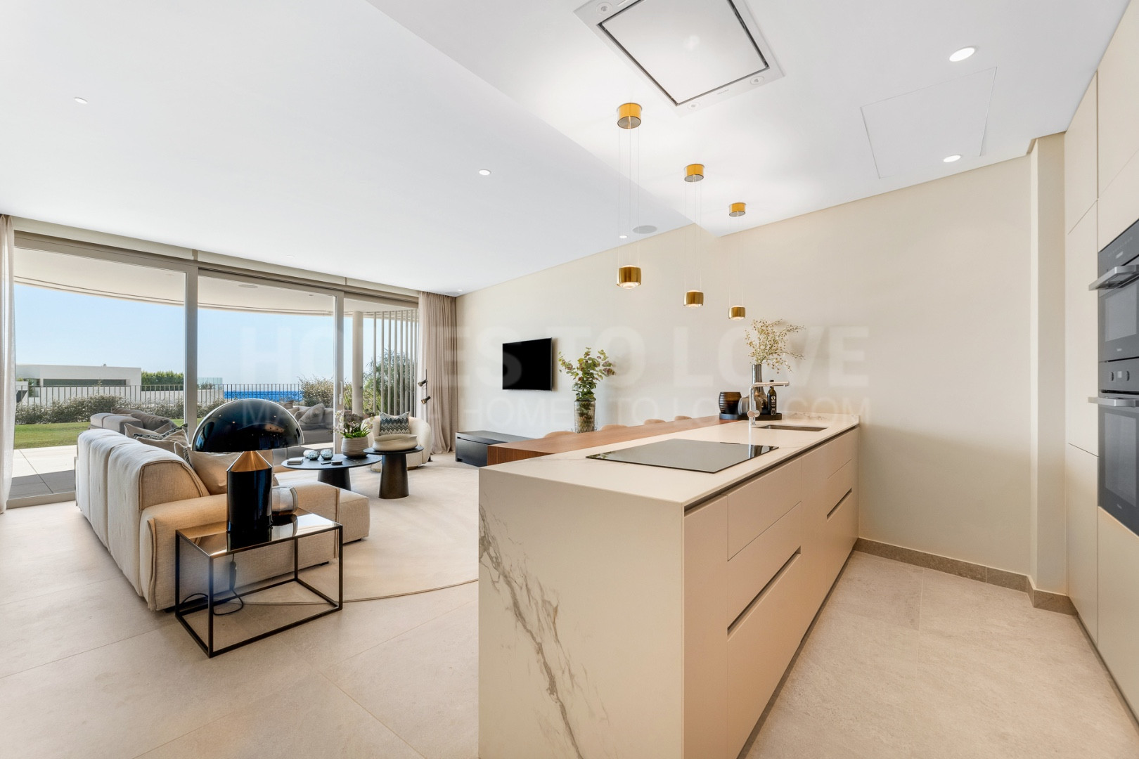 Апартамент на нижнем этаже в долгосрочную аренду в The View Marbella, Бенахавис